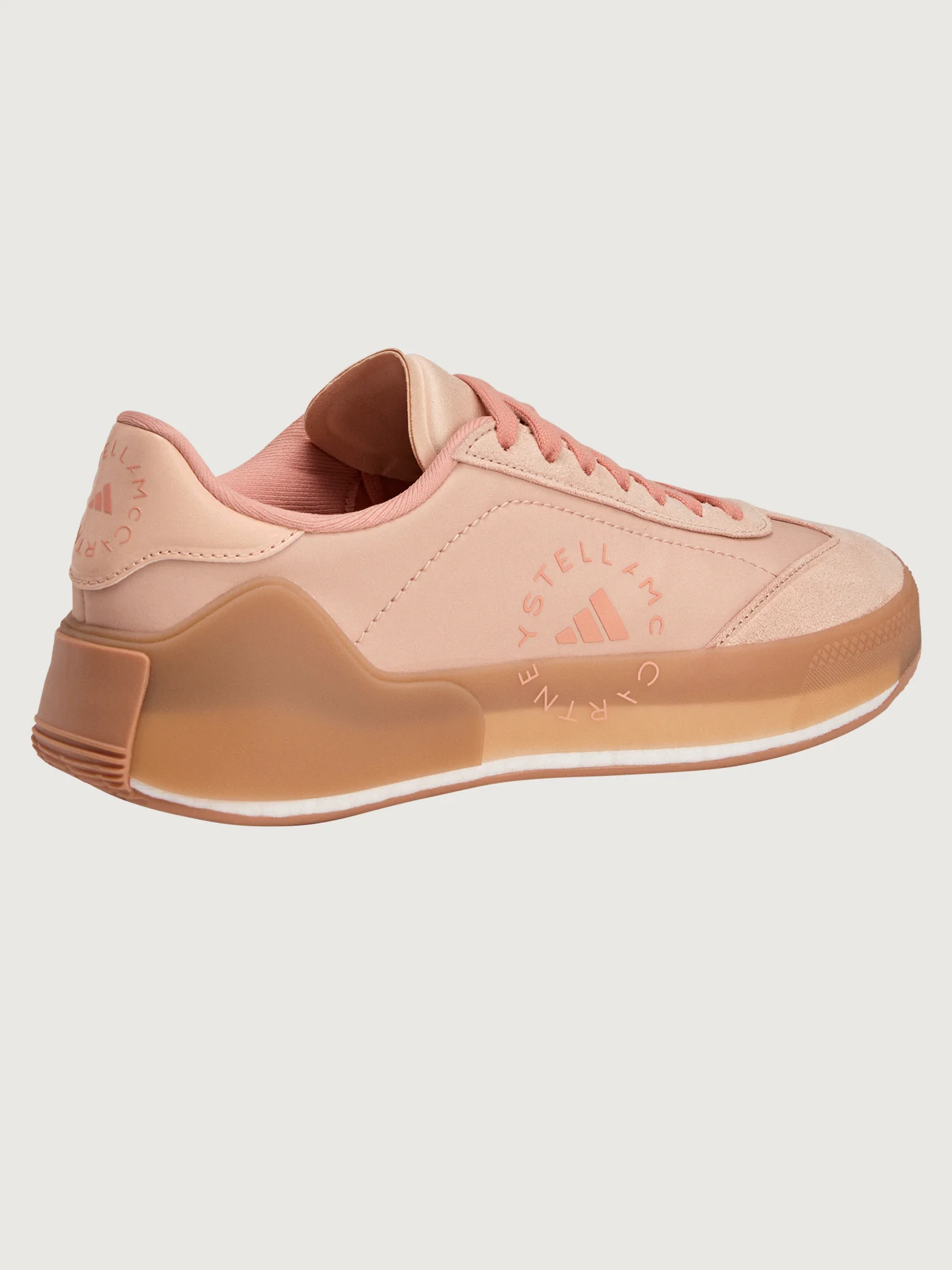 adidas by Stella McCartney COURT BOOST - Soft Powder/Soft Powder/Charcoal - Image 3