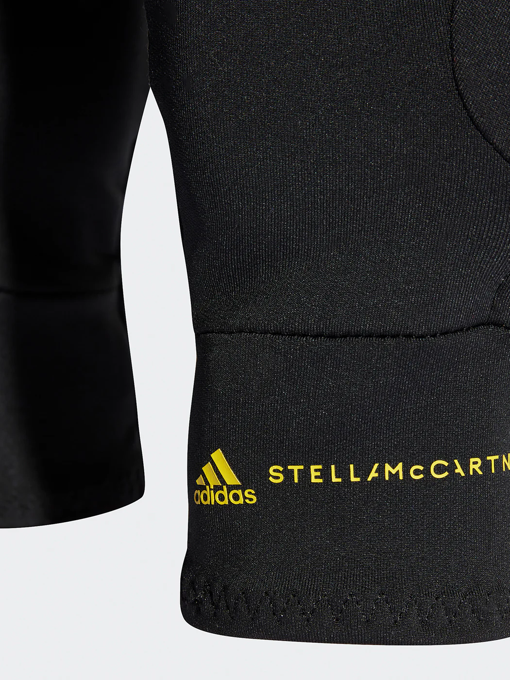 Adidas  By Stella Mccartney Gloves - Black/Shock Yellow - Image 2