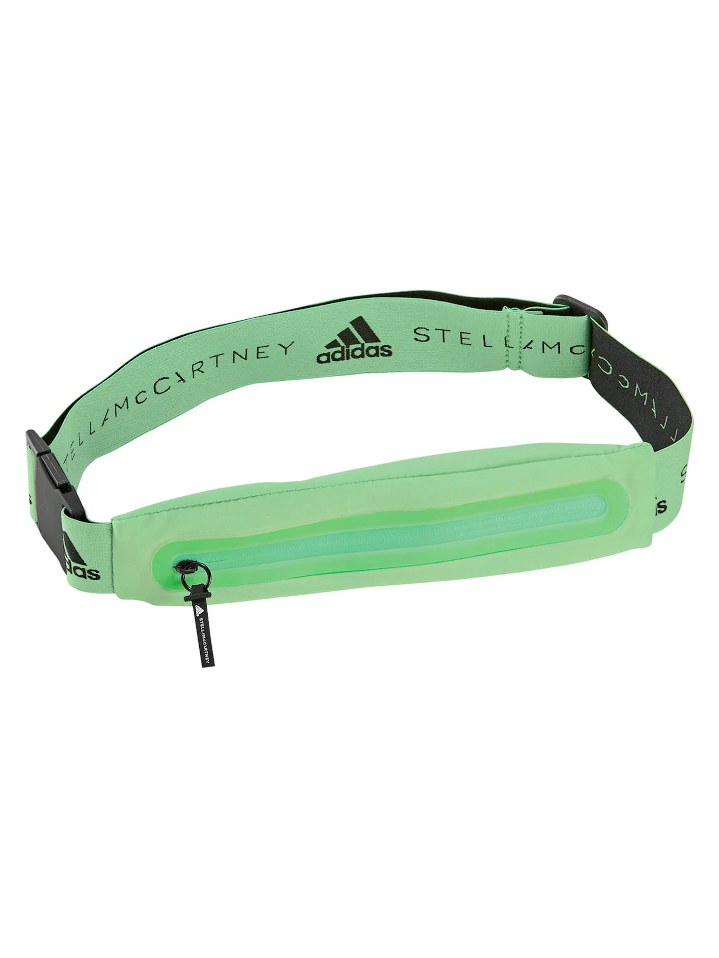 adidas  by Stella McCartney Run Belt - SEMI FLASH GREEN/BLACK/WHITE - Image 3