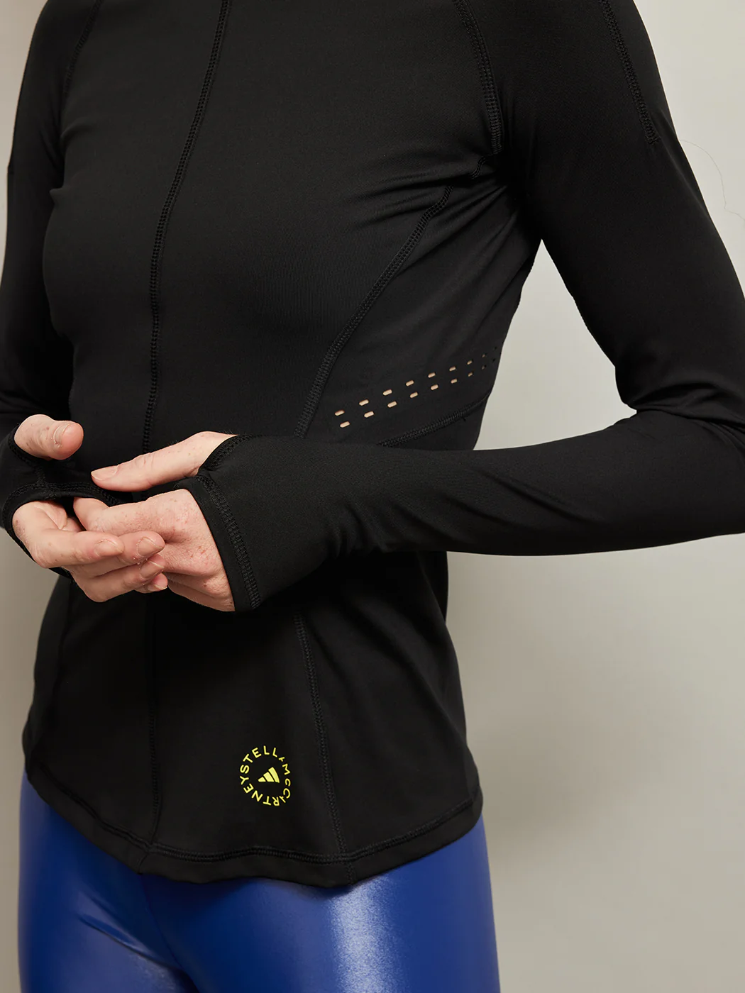 Adidas By Stella Mccartney Trueprupose Training Longsleeve - Black - Image 6