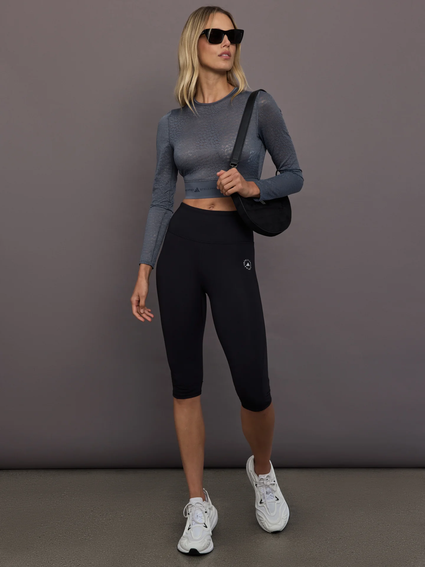 adidas by Stella McCartney Yoga Capri - Black - Image 2