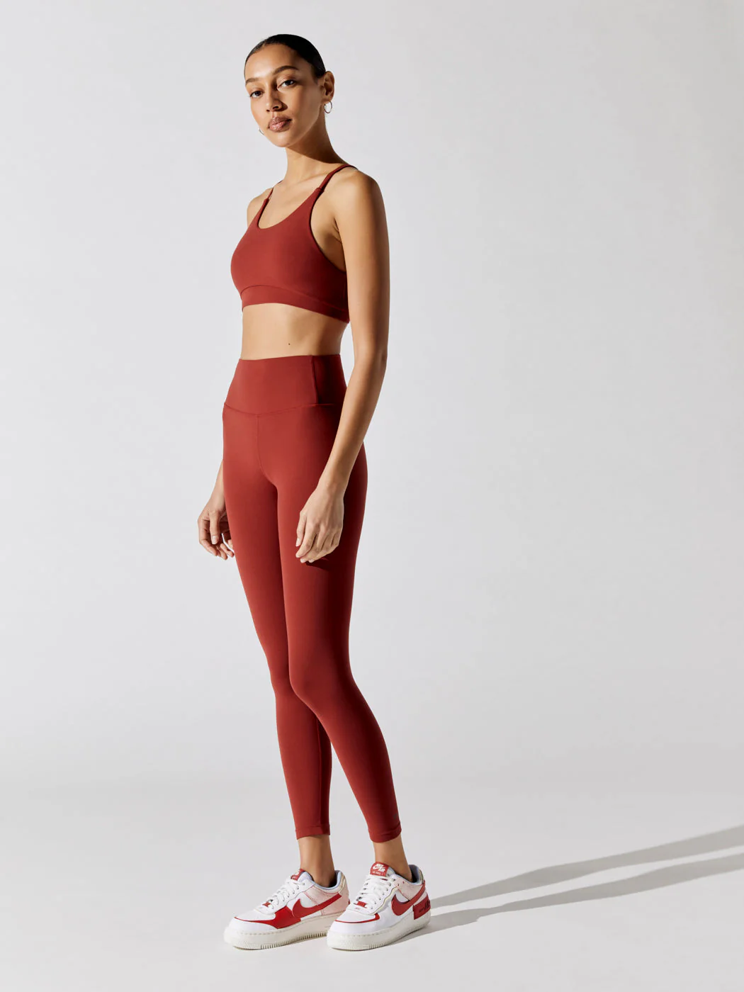 Airweight High Waist 7/8 Legging - Rust - Image 5