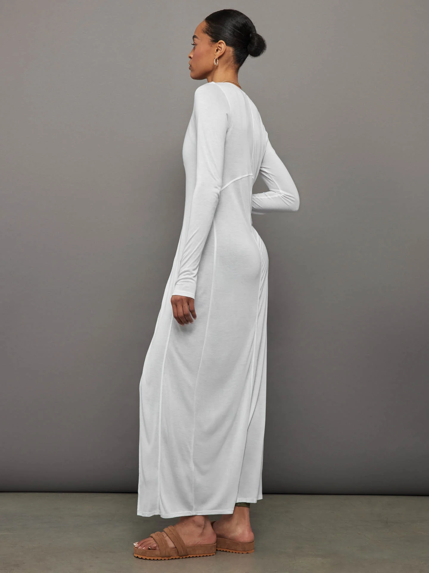Alina Shirt Dress - White - Image 5