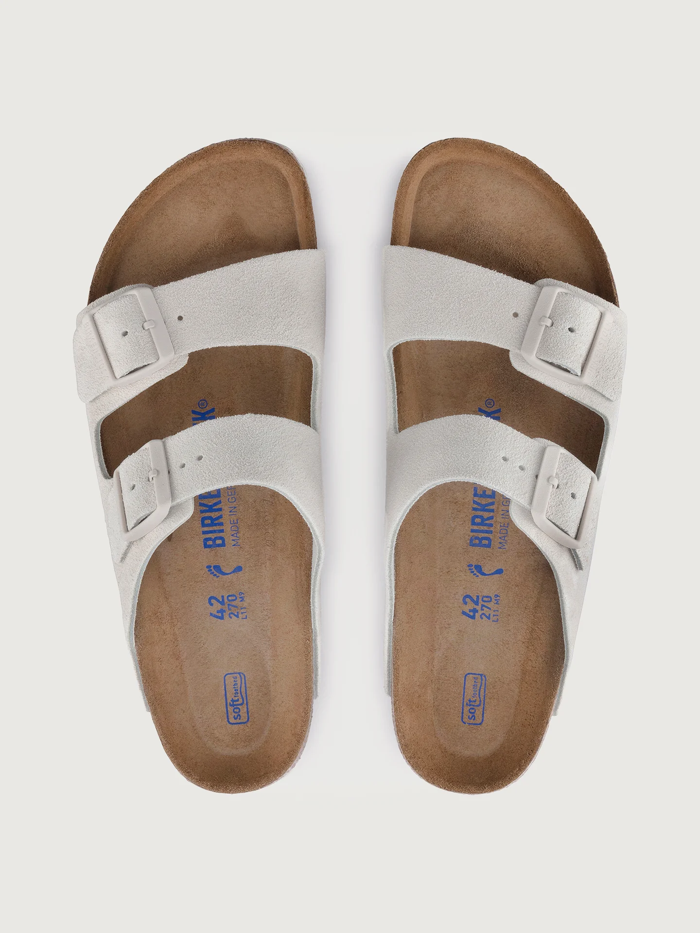 Arizona Soft Footbed - Antique White Suede - Image 2