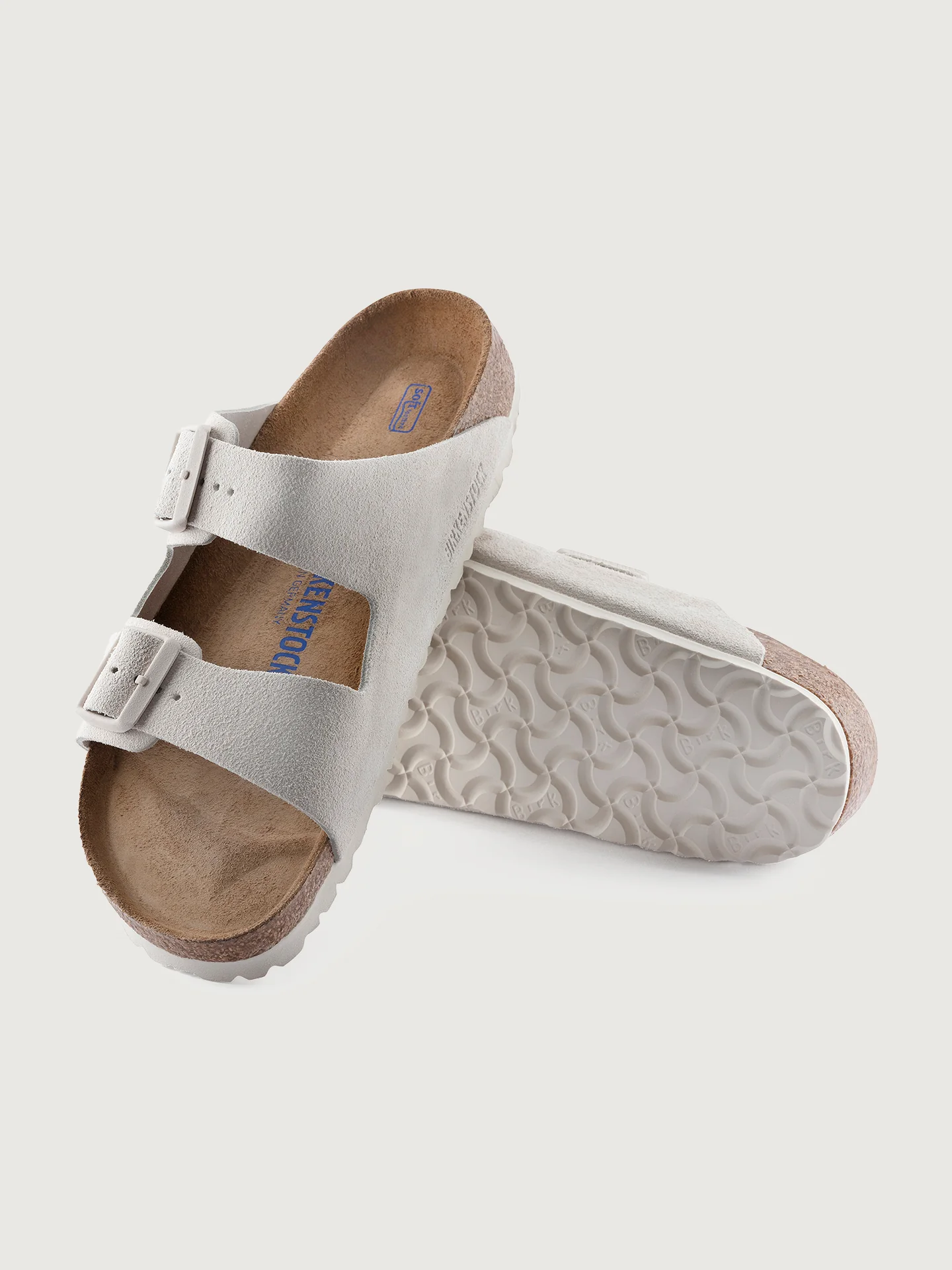 Arizona Soft Footbed - Antique White Suede - Image 3