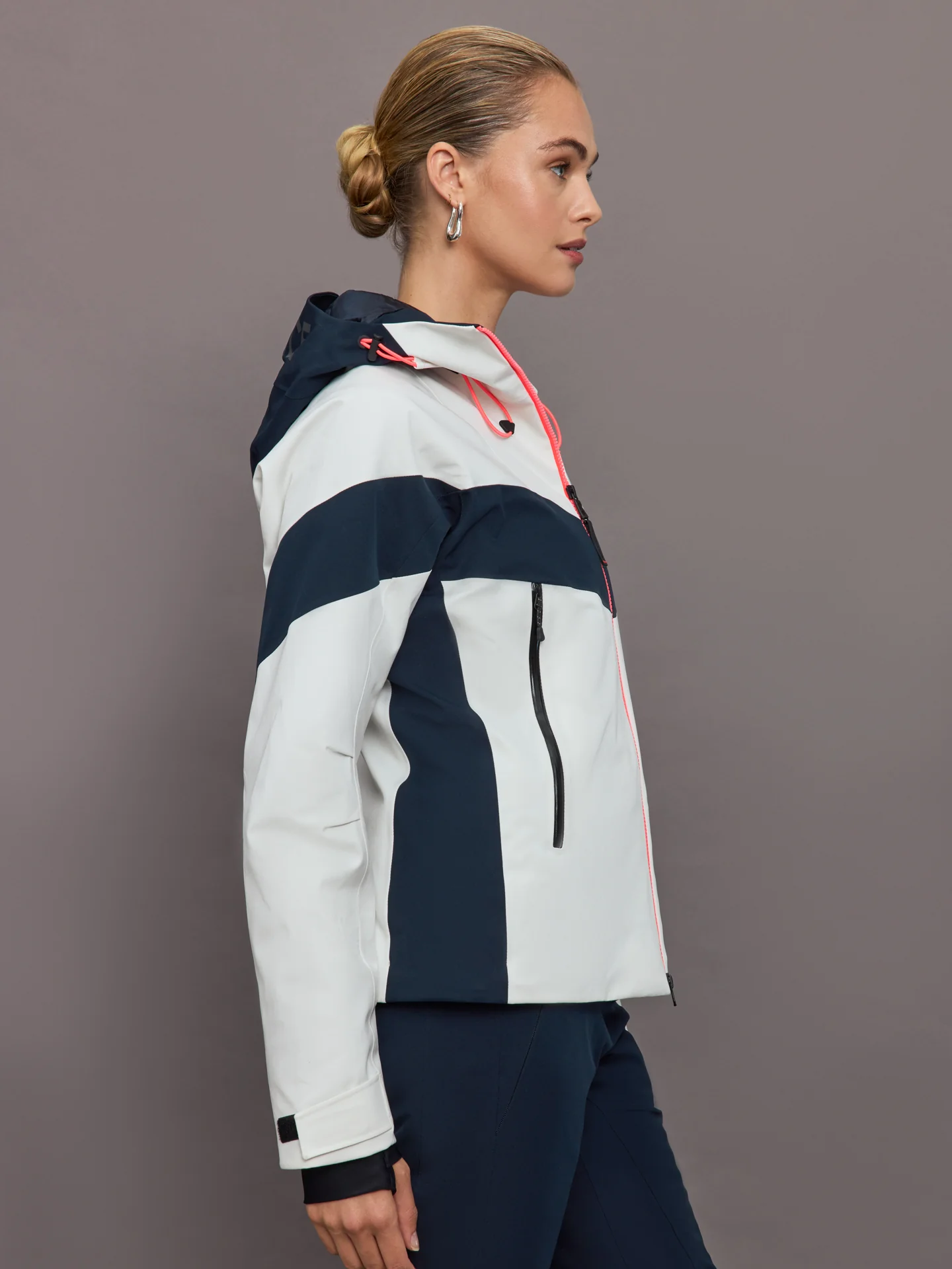 Ashley Ski Jacket - Light Chalk - Image 5