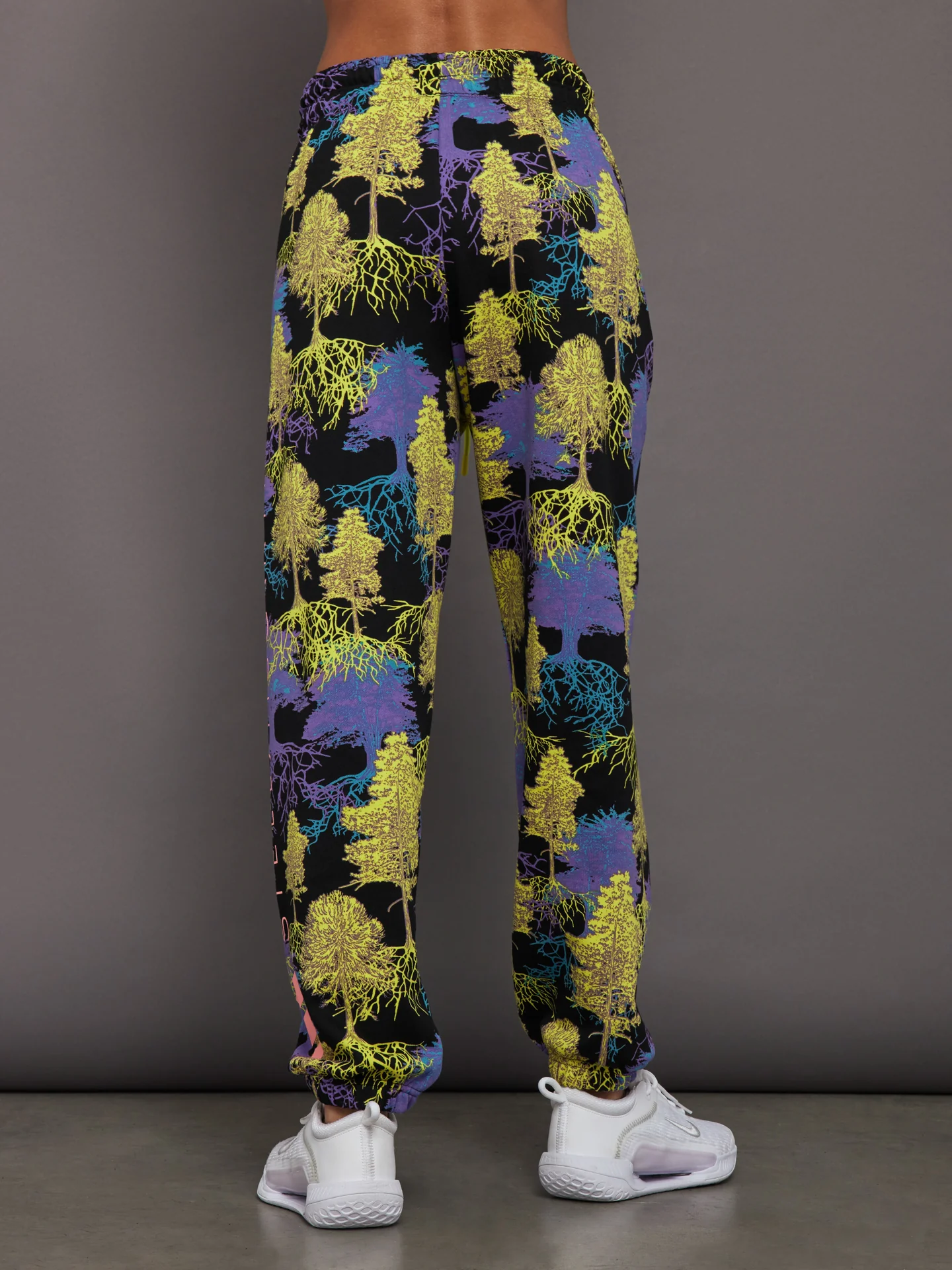 aSMC Sweatpant printed - black shock slime deep lilac blue bay-smc - Image 3