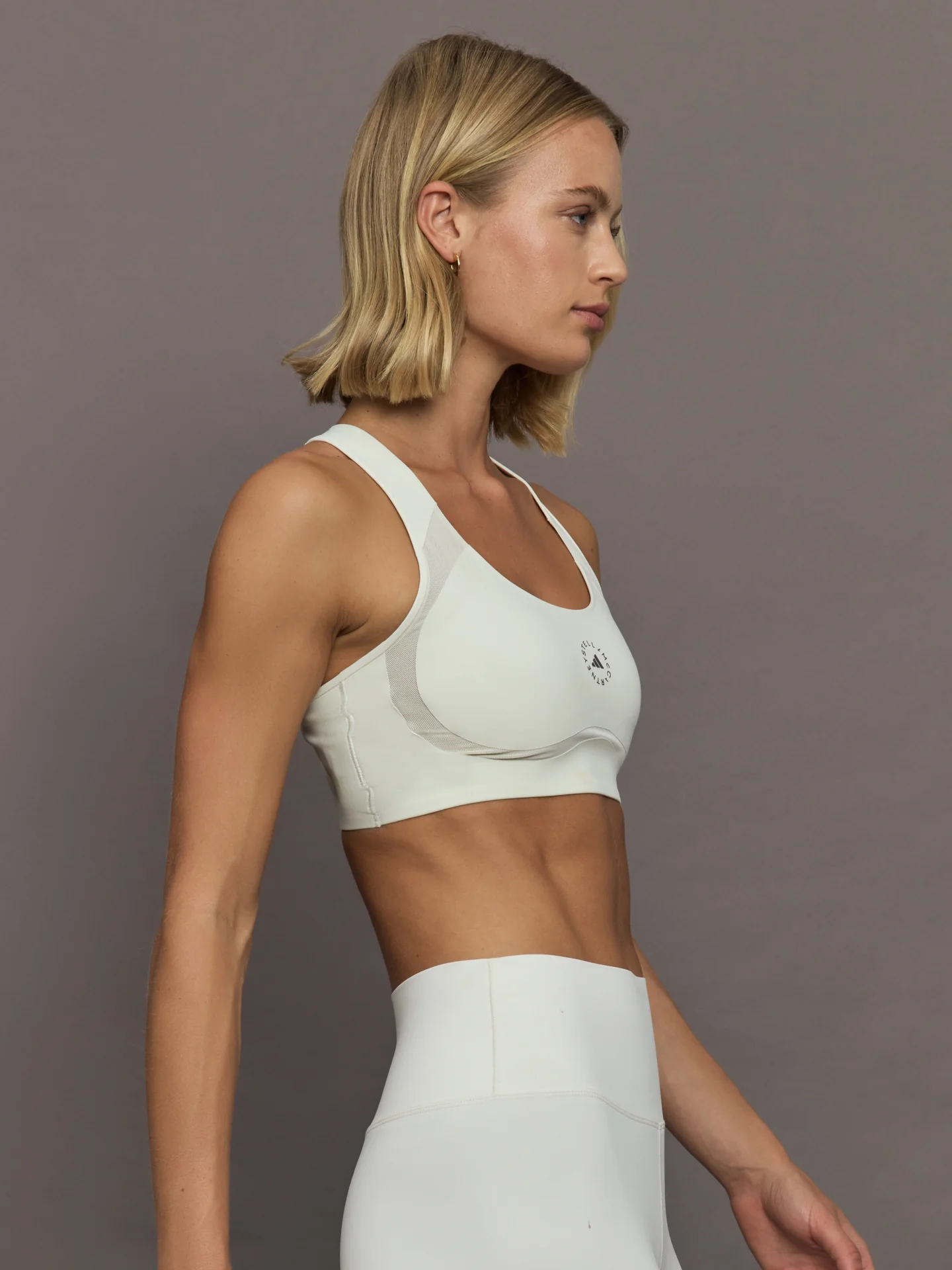 aSMC TruePurpose Power Impact Training Bra - Almond Milk-Smc - Image 3