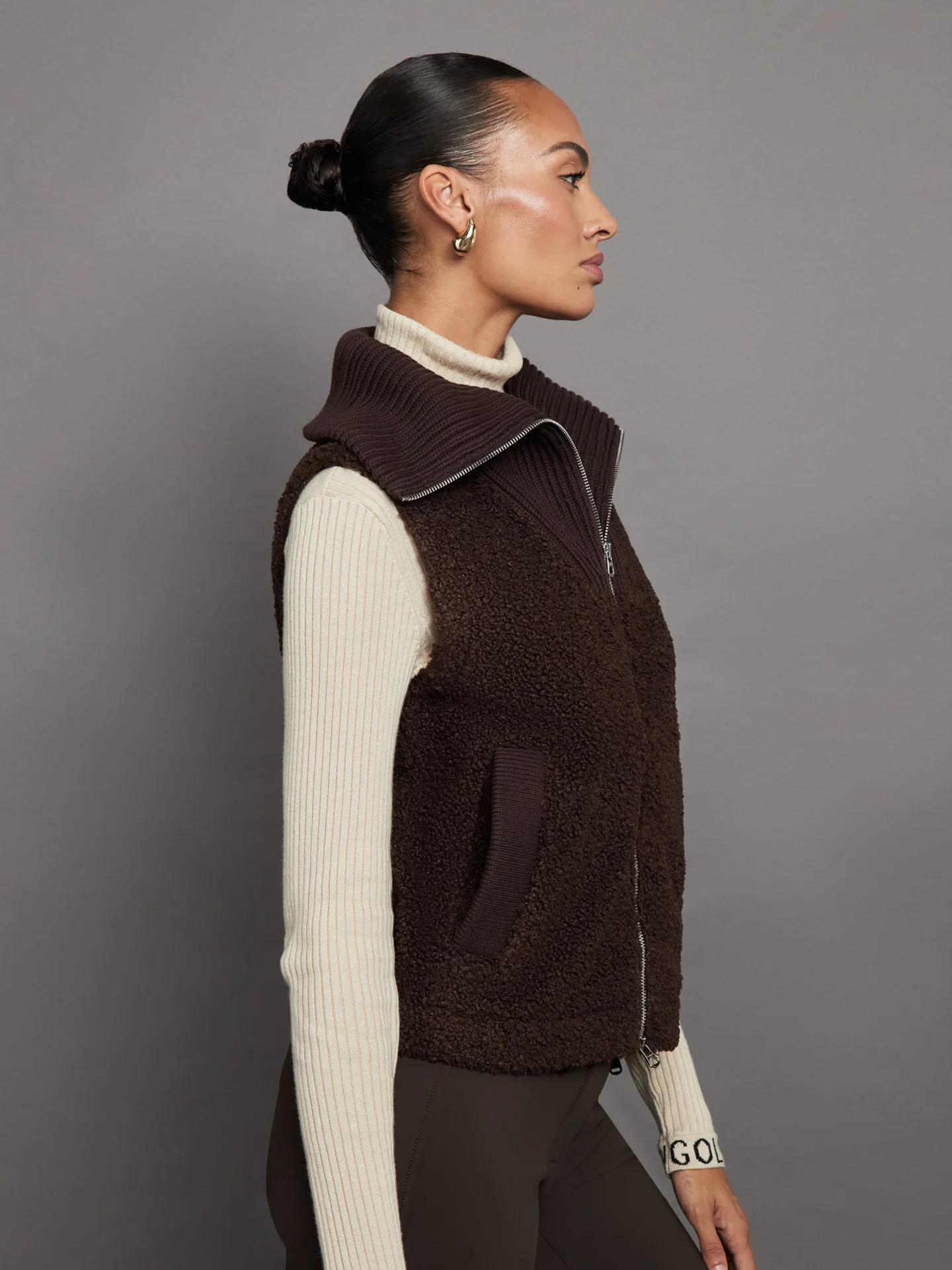Aspen Gilet - Coffee Bean - Image 3