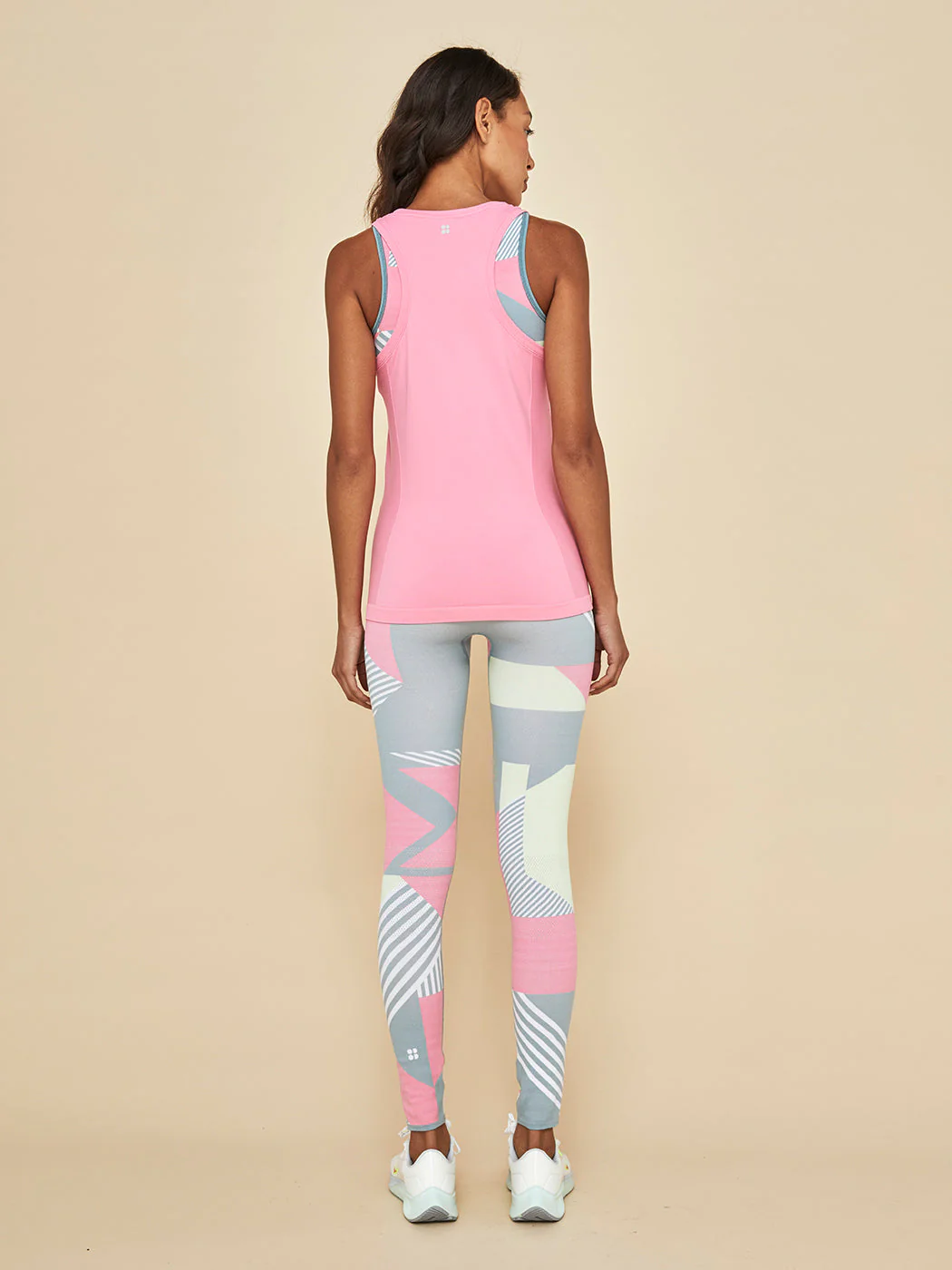 Athlete Seamless Workout Tank Top - Peony Pink - Image 3