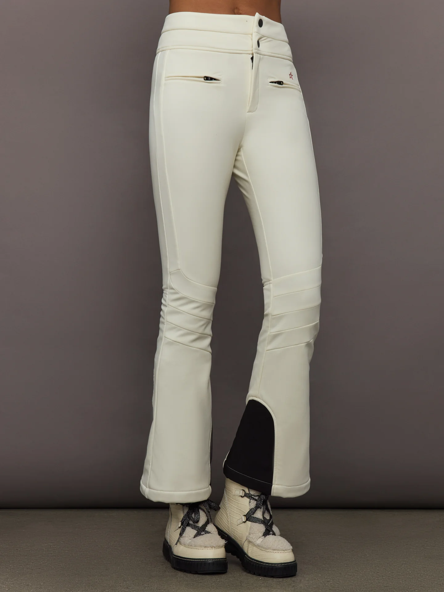 Aurora High Waist Ski Pant - Snow White