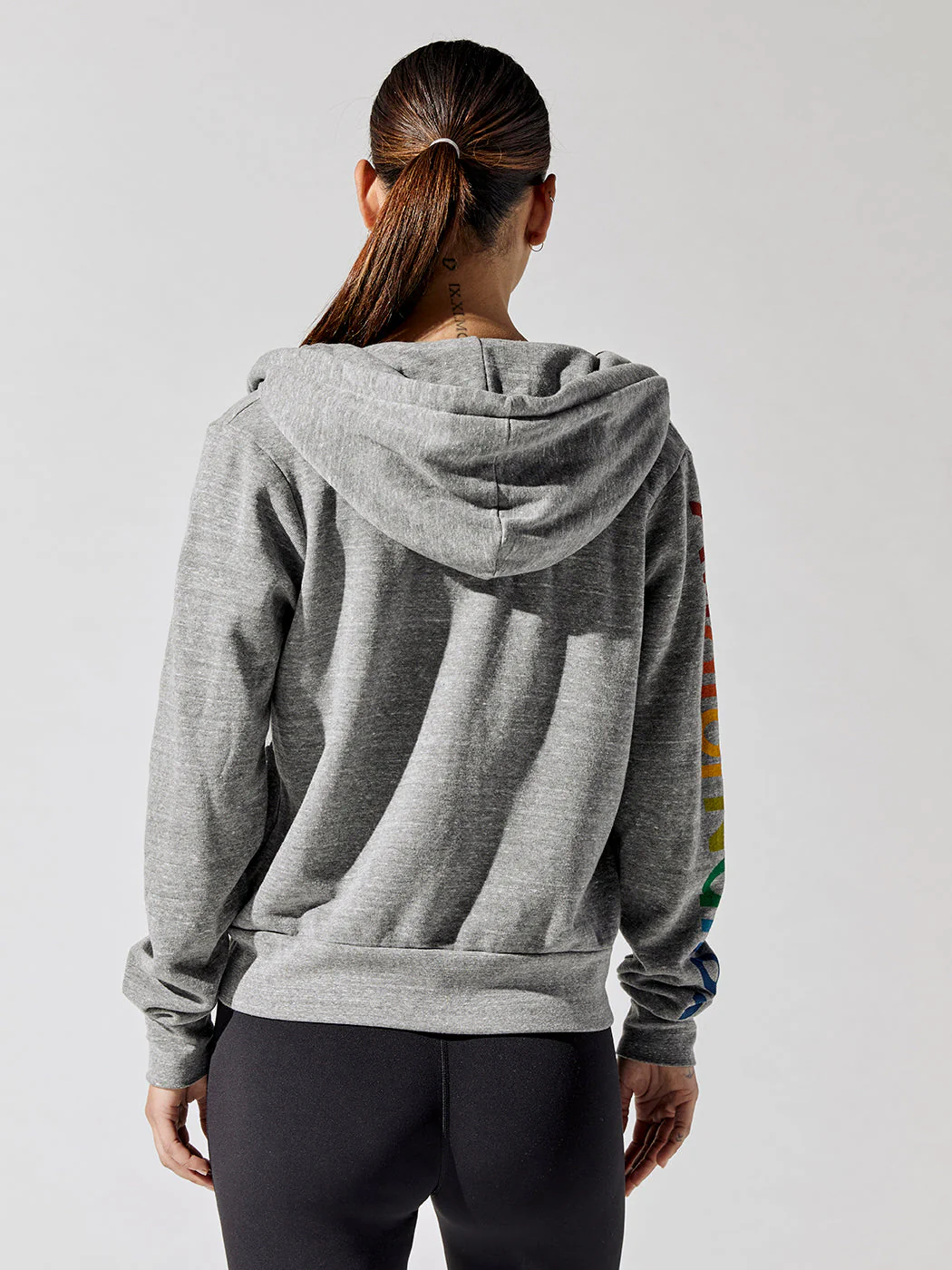 Aviator Nation Zip Hoodie - Heather Grey - Image 5
