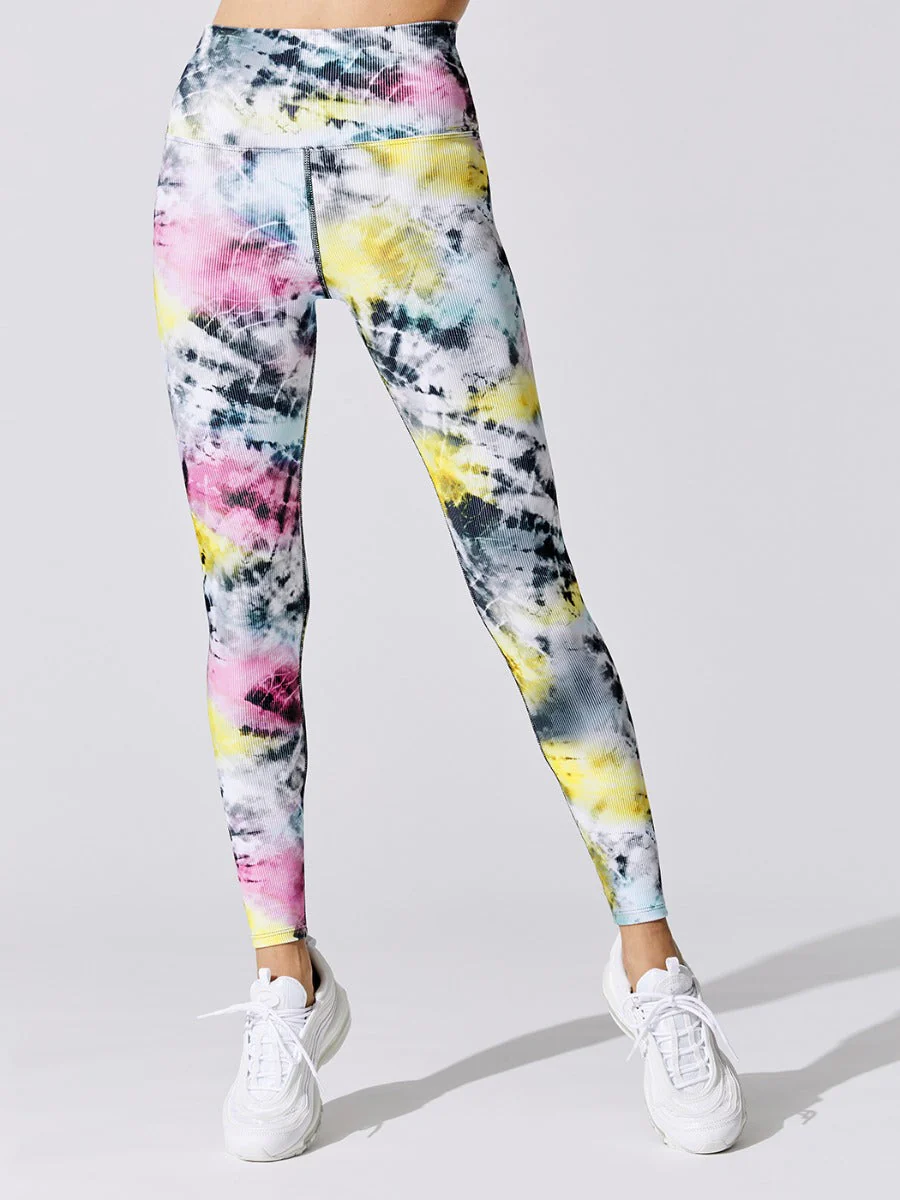 Ayla Legging - Bold Blue Tie Dye - Image 2