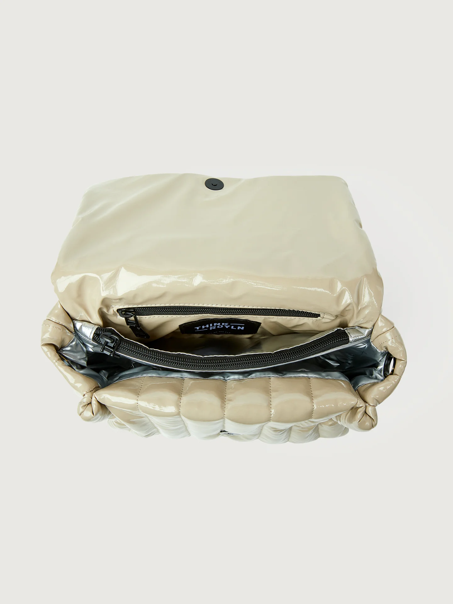 Bar Bag - Blonde Patent / Black - Image 9