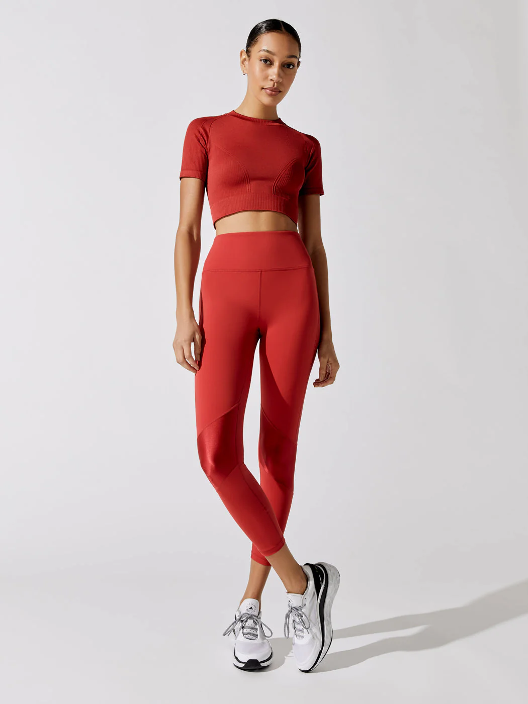 Barre Seamless Tee - Ruby - Image 3