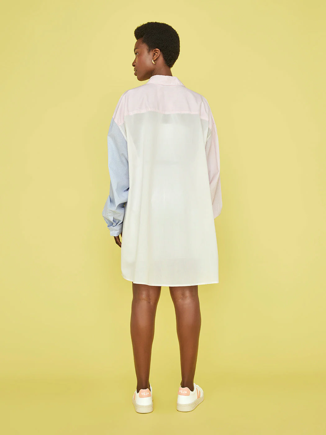 Benny Shirt - White/Pink/Blue - Image 7