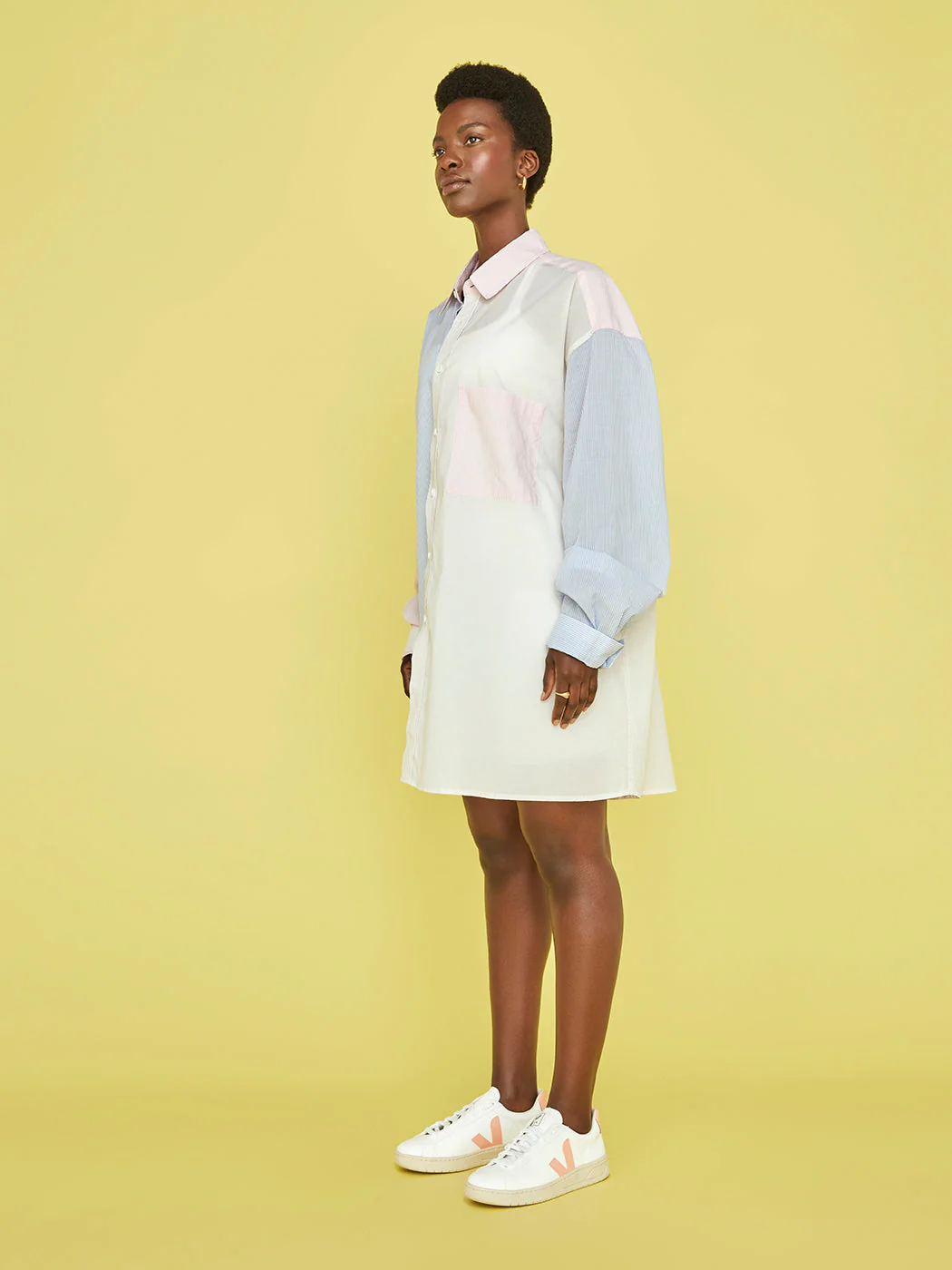 Benny Shirt - White/Pink/Blue - Image 9