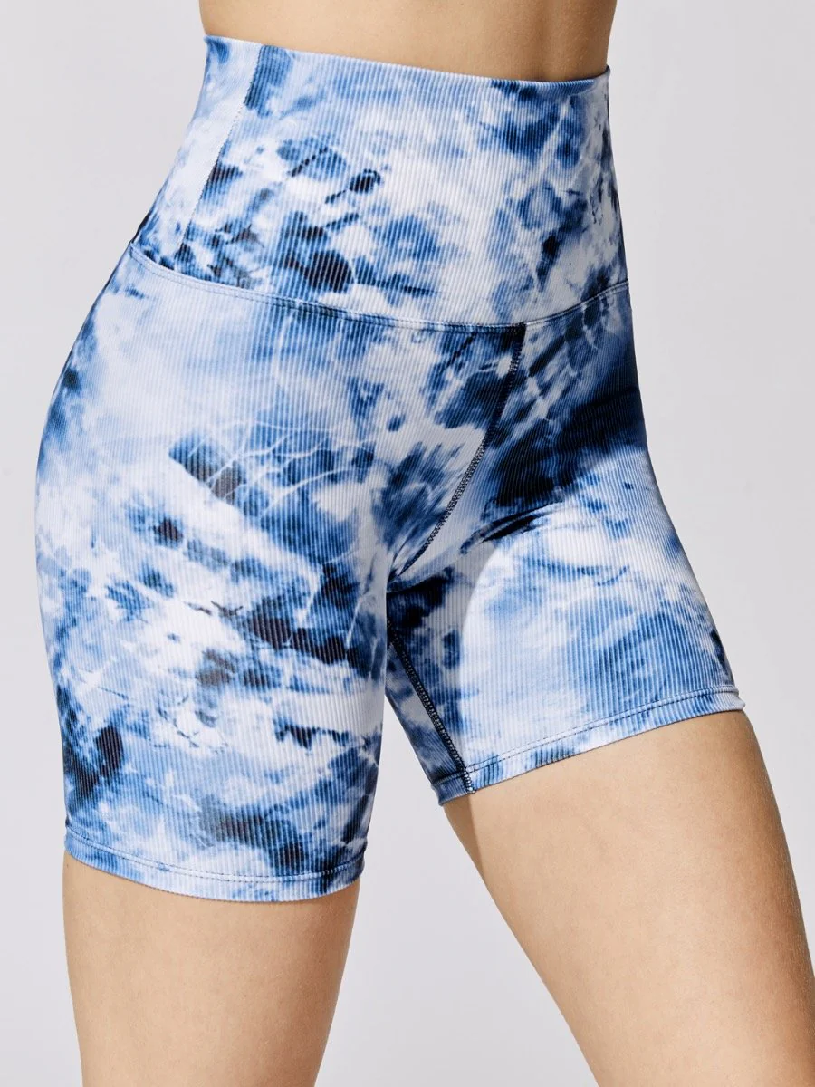 Bike Short - Indigo Tie Dye - Image 5