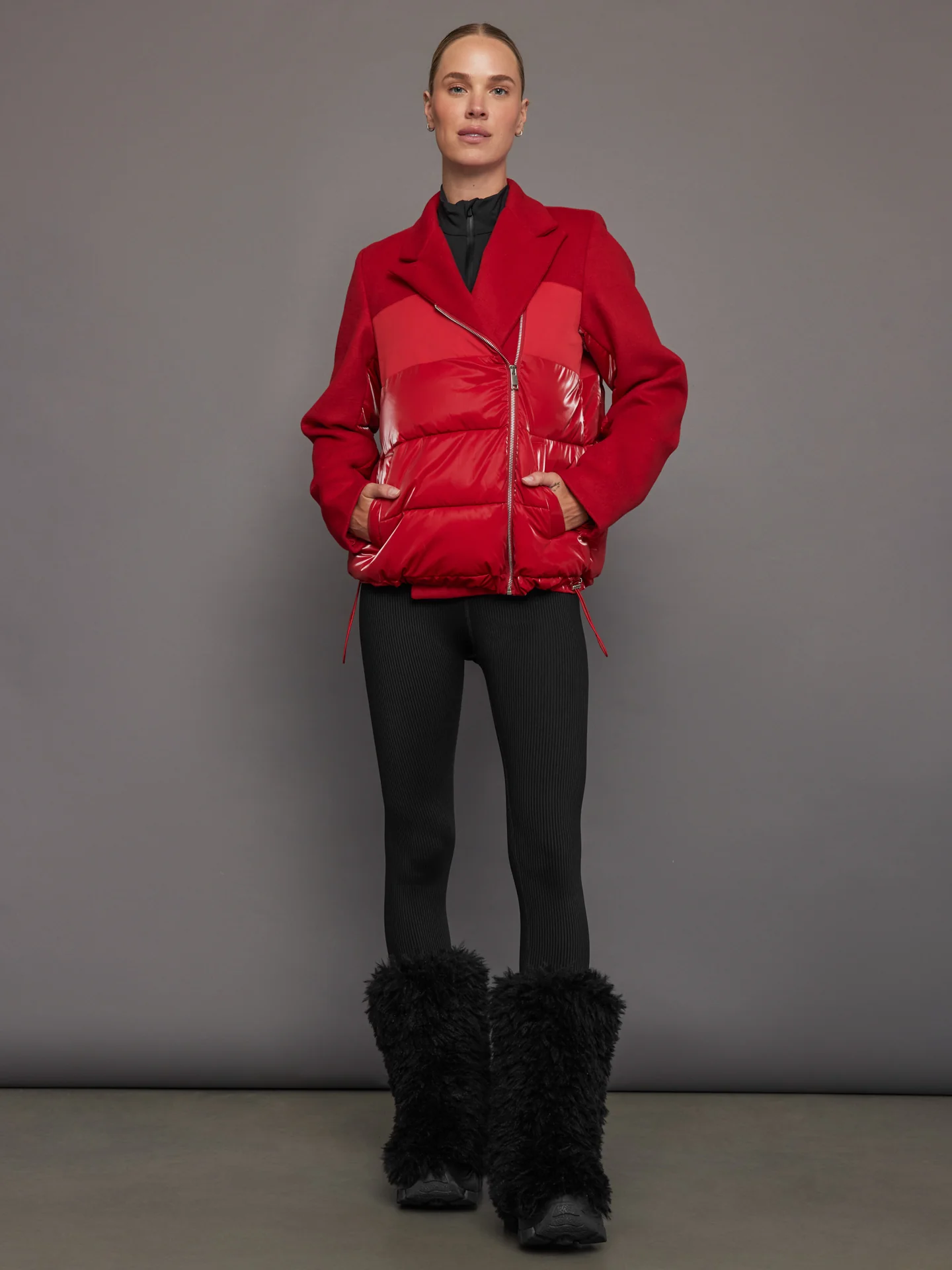 Blazer Puffer - Haute Red - Image 5