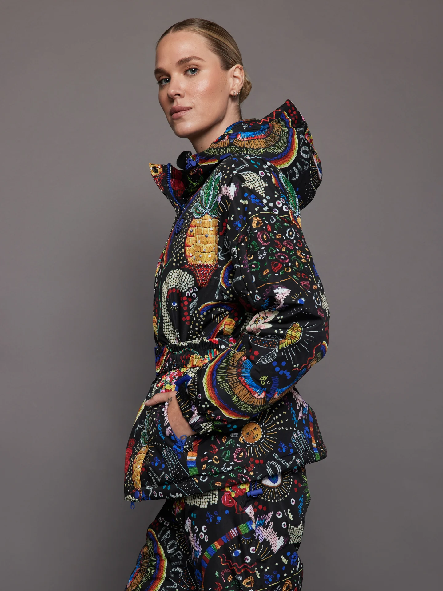Borogodo Ski Jacket - Black - Image 2