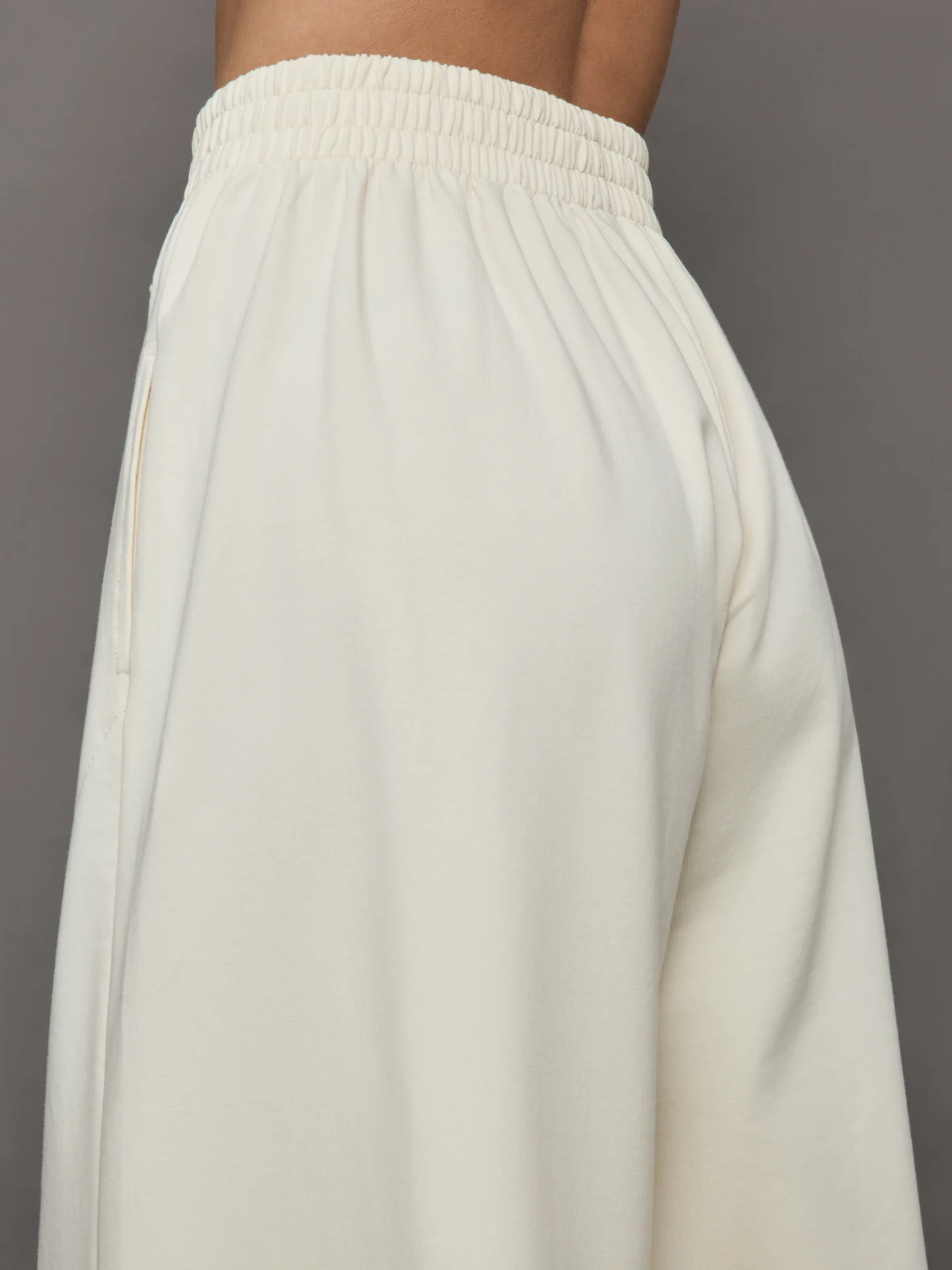 Boyfriend Elephant Sweatpants - Cream - Image 6