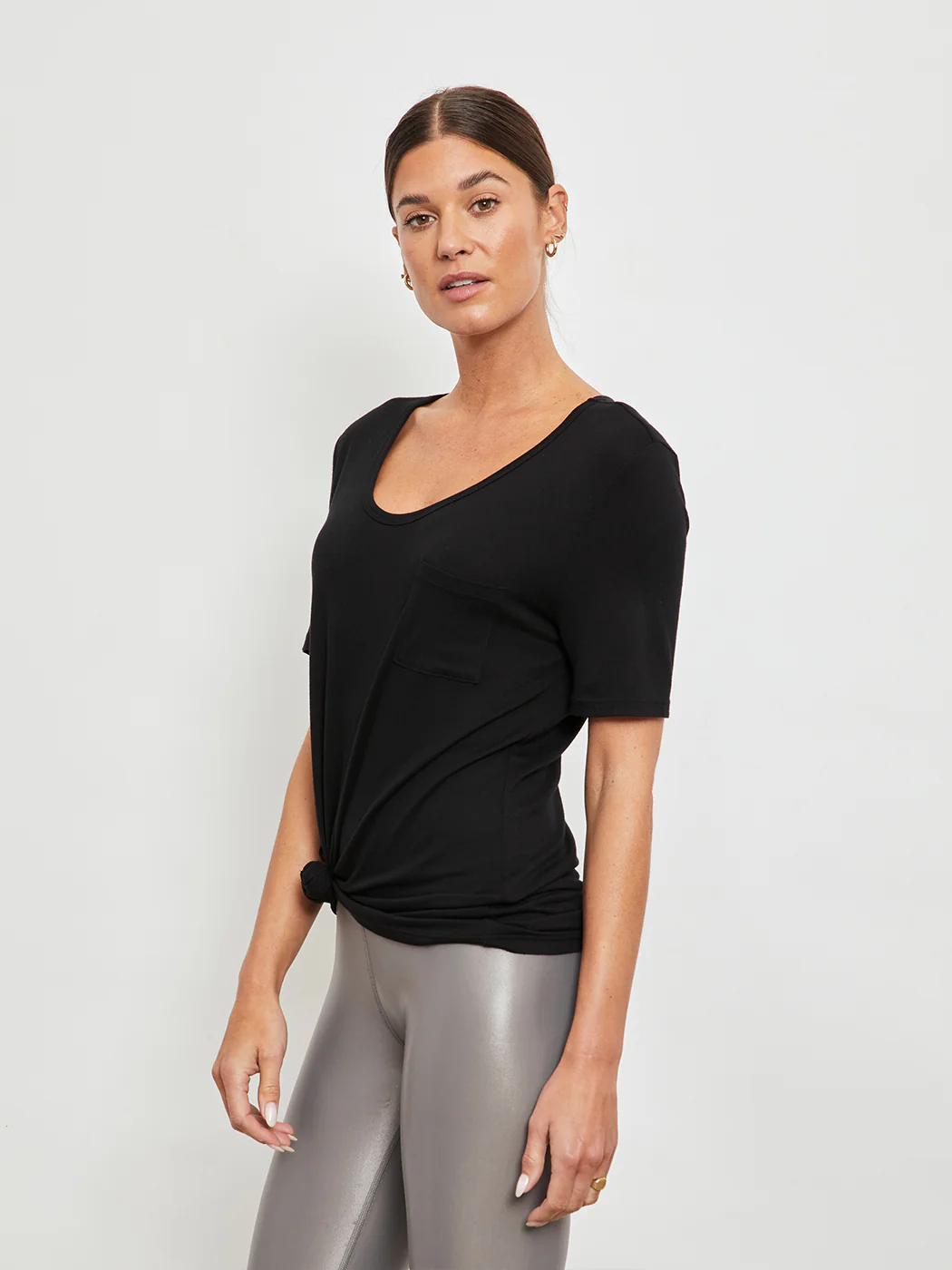 Boyfriend Tee - Black - Image 2