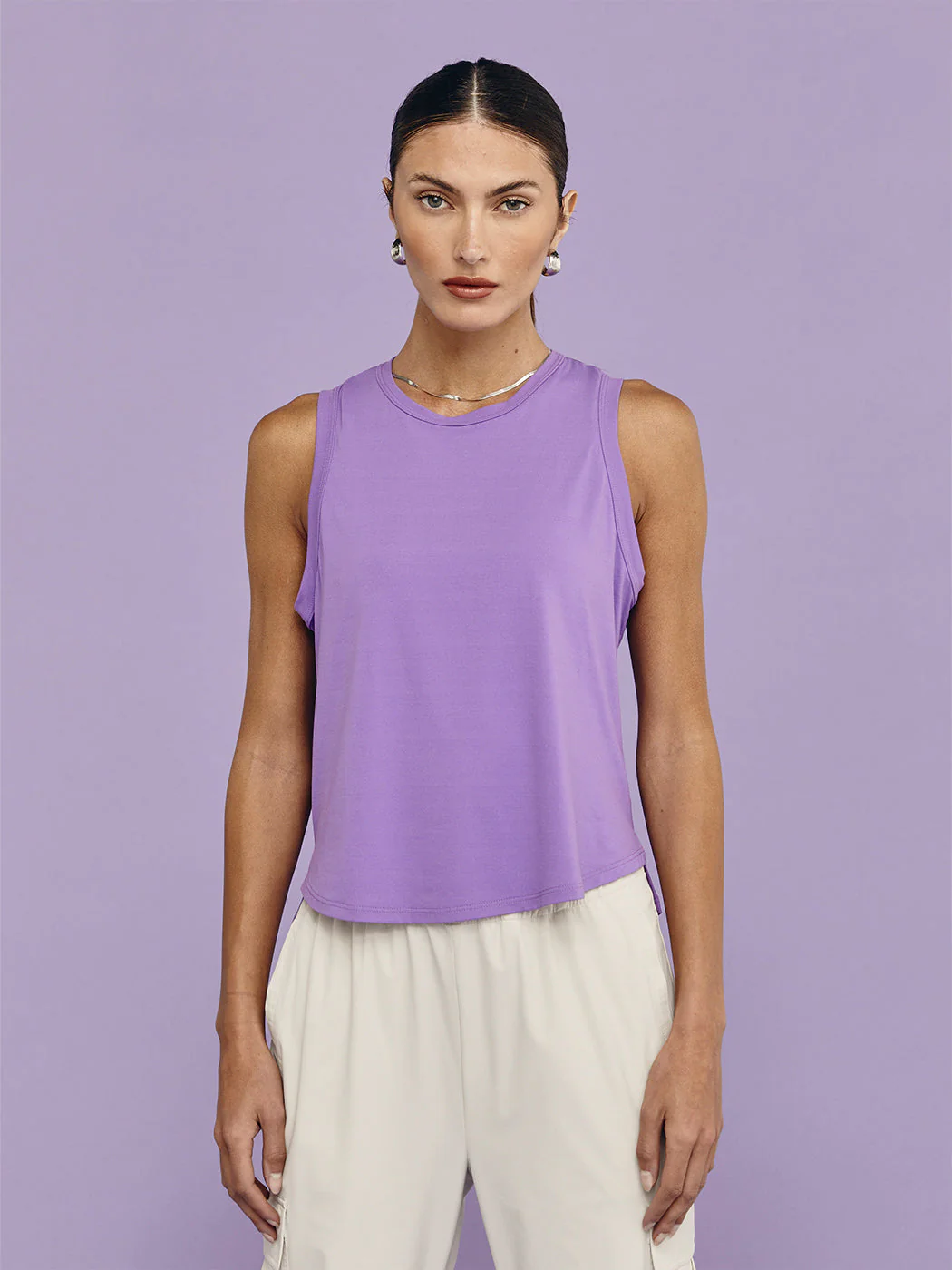 Breathe Tee - Amethyst