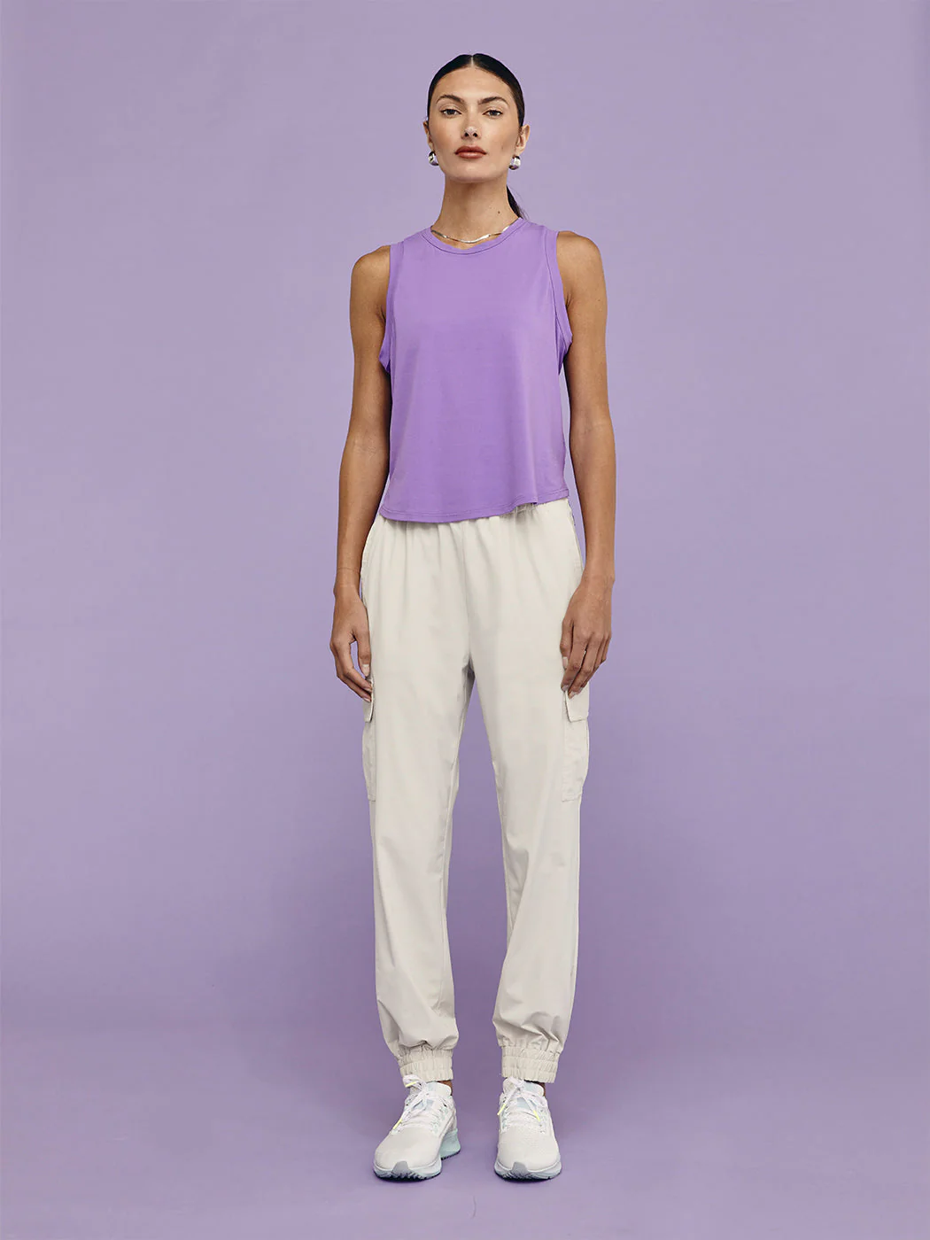 Breathe Tee - Amethyst - Image 3