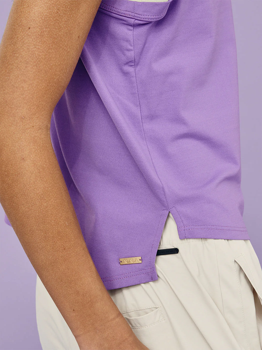 Breathe Tee - Amethyst - Image 6