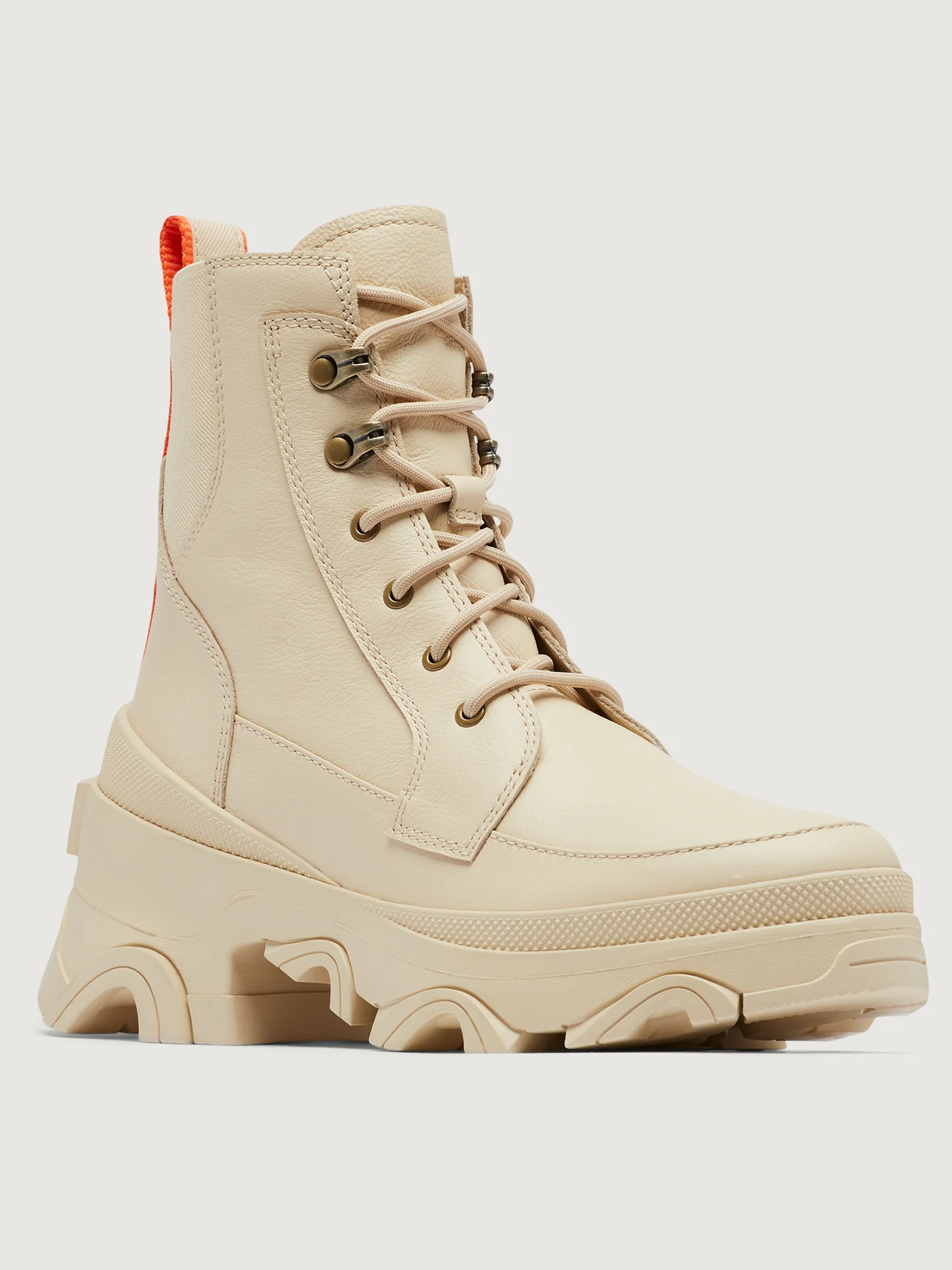 BREX BOOT LACE WP - BLACKED CERAMIC, OPTIMIZED ORANGE - Image 3