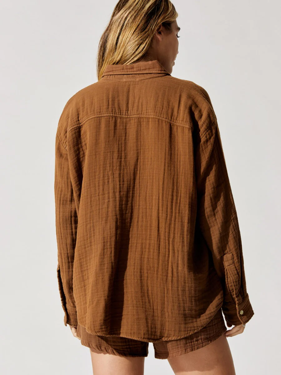 Bubble Shirt - Chocolate - Image 3