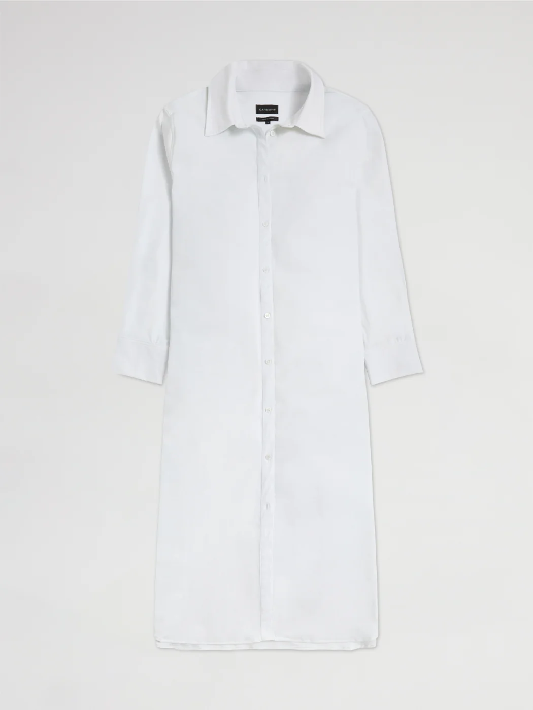 Button Up Oversized Tunic - White - Image 5