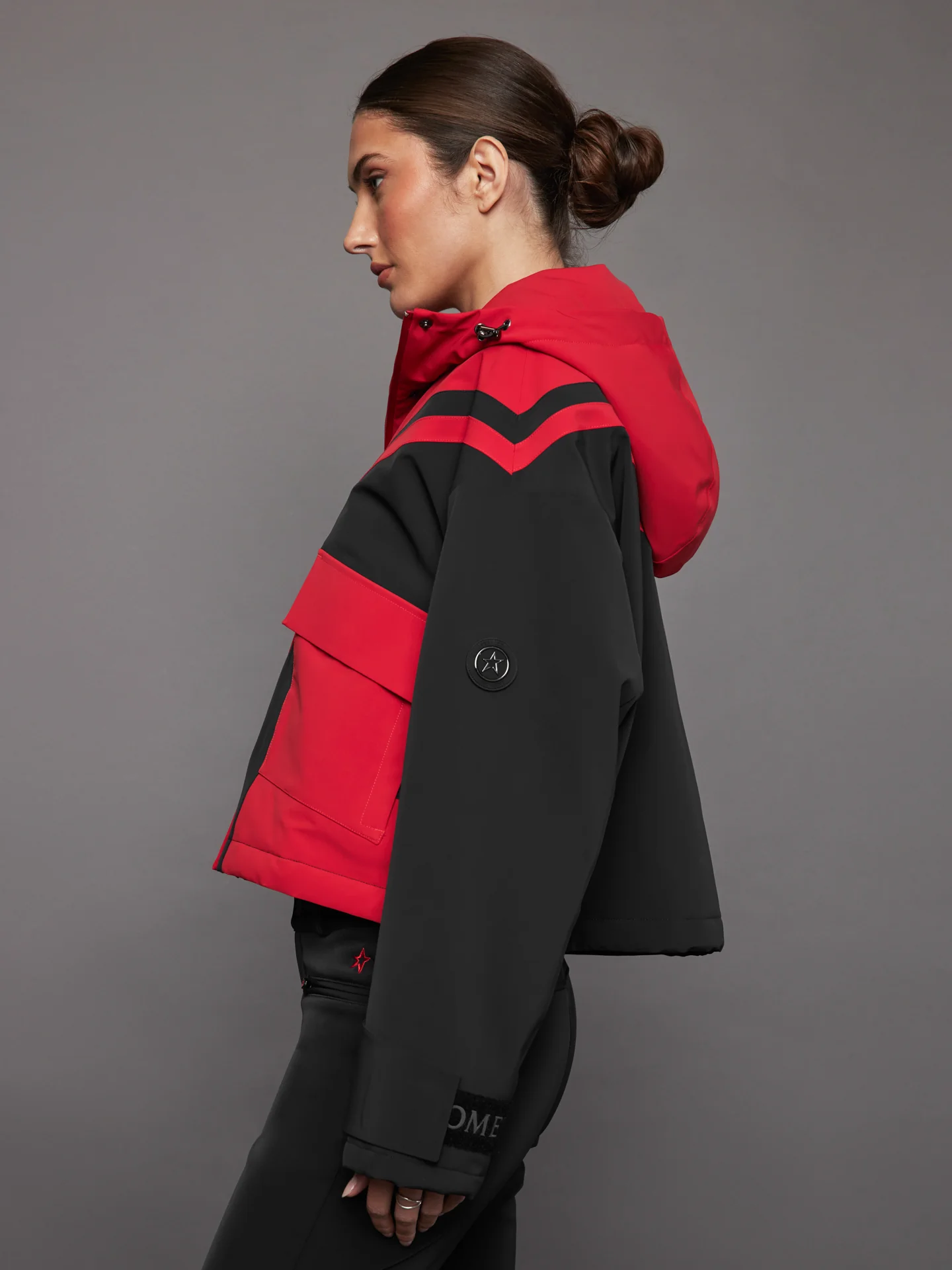 Calea Short Ski Jacket - Red - Image 2