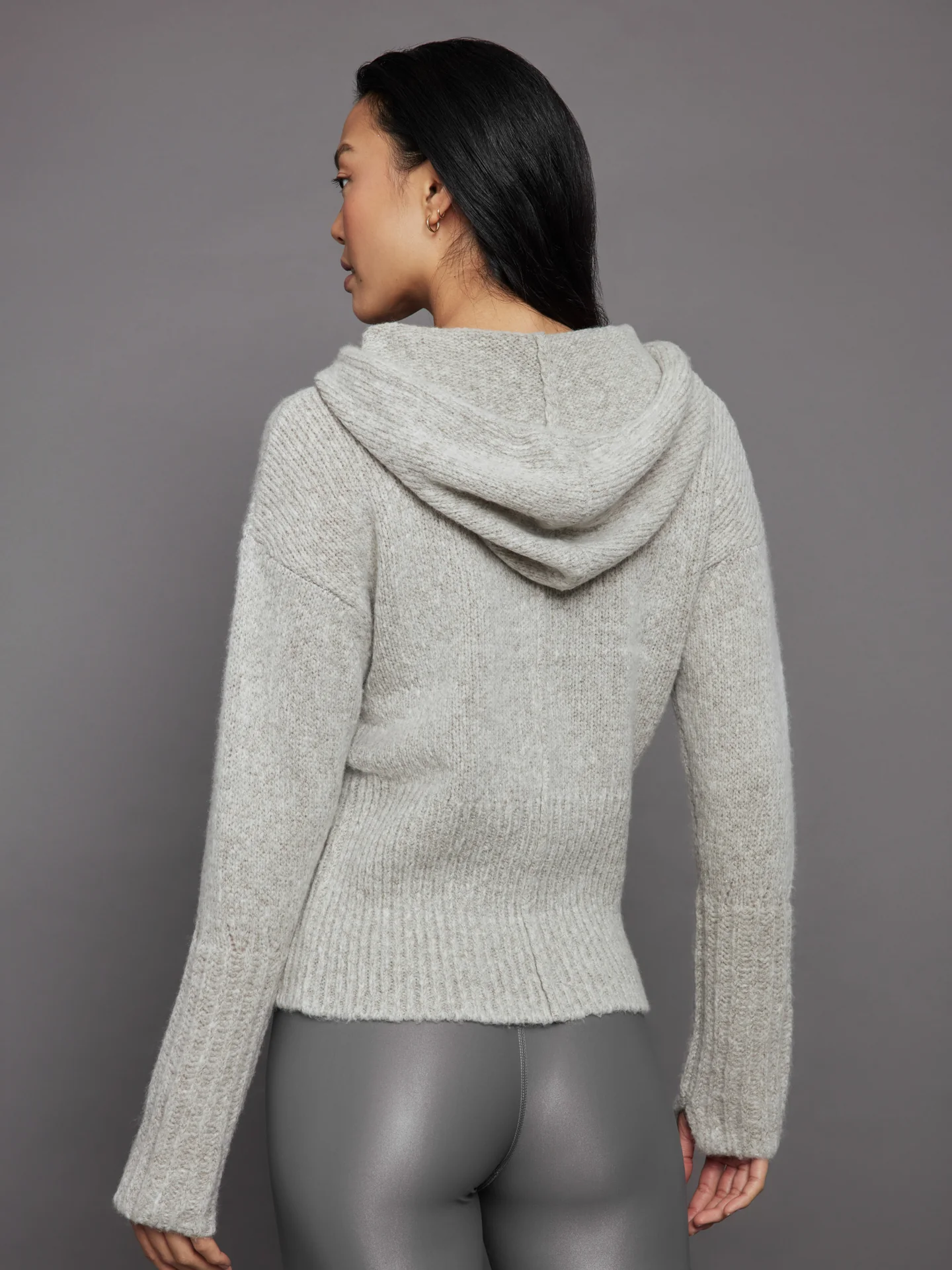 Camille Luxe Hoodie - Dusk Melange - Image 3