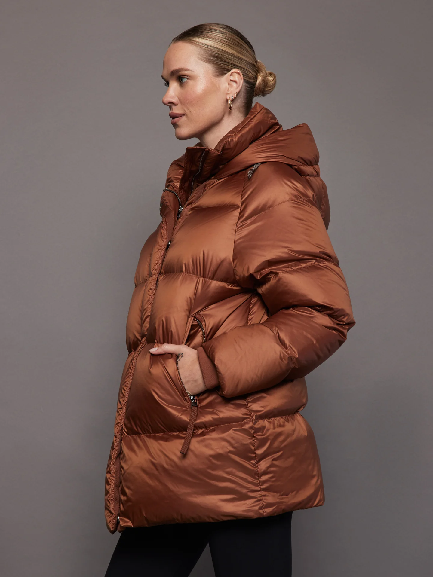 Canton Down Jacket - Tortoise Shell - Image 2