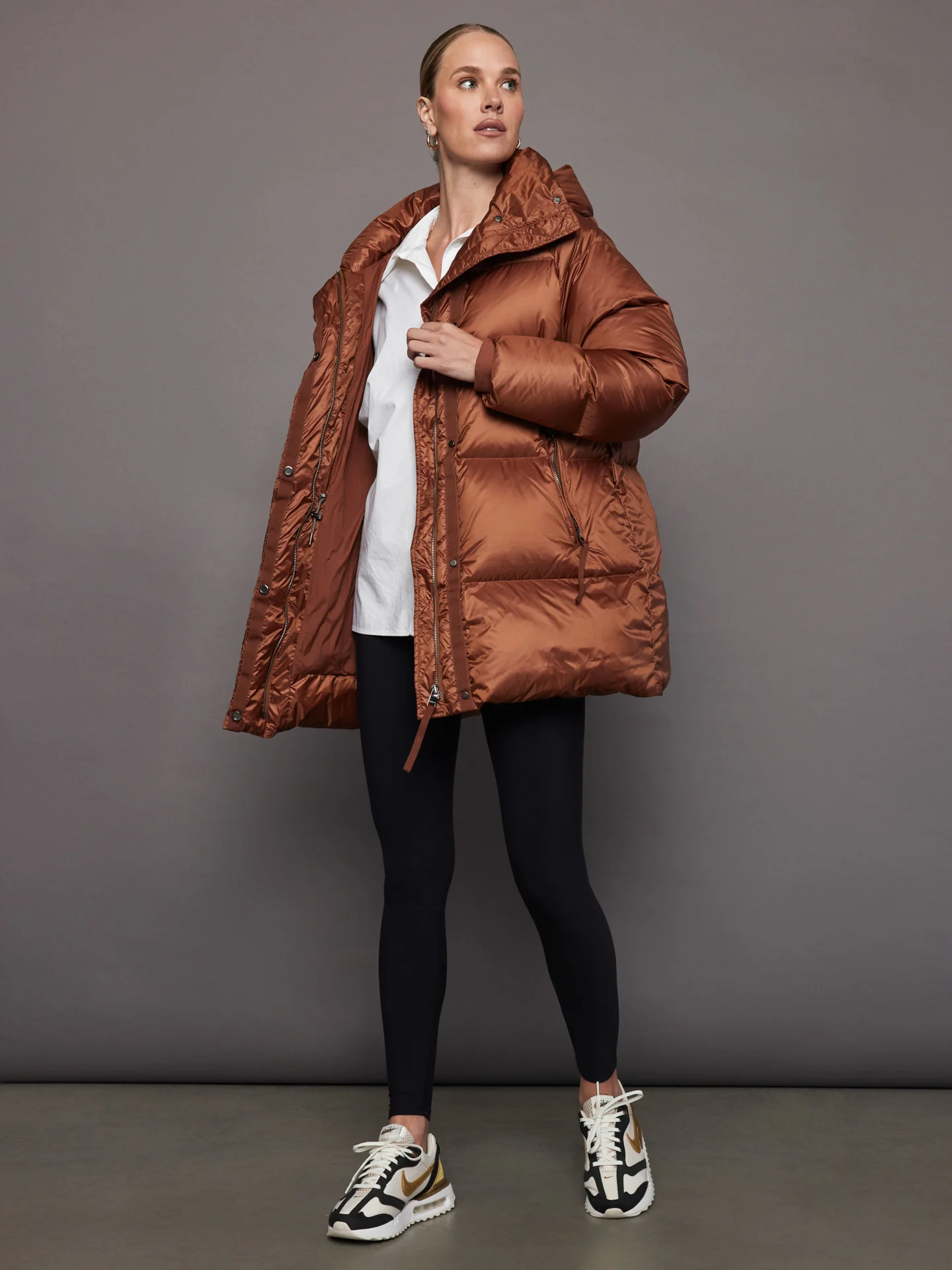 Canton Down Jacket - Tortoise Shell - Image 4