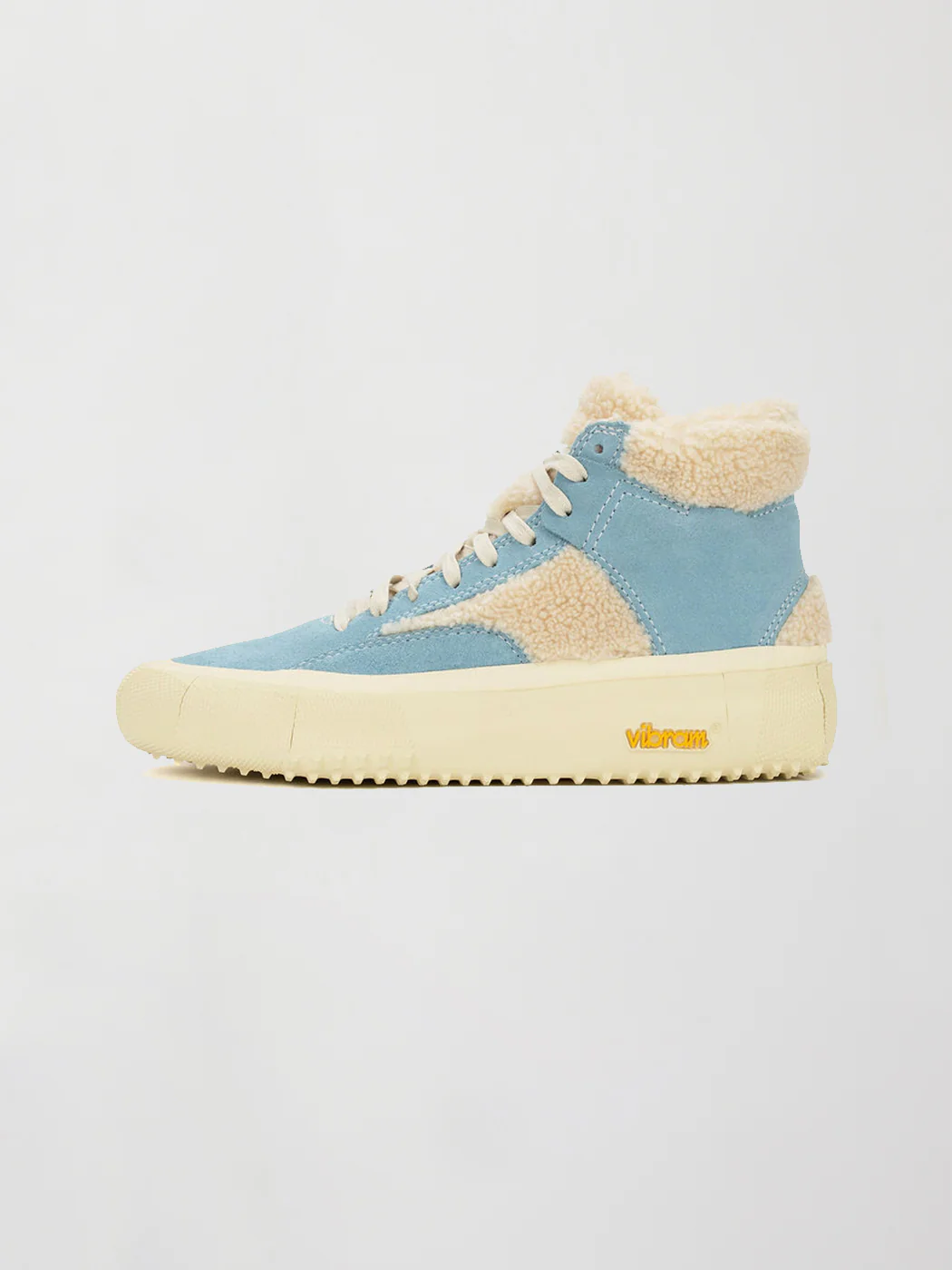 Capo Faux Shearling Sneakers - Suede/ Faux Shearling - Image 2