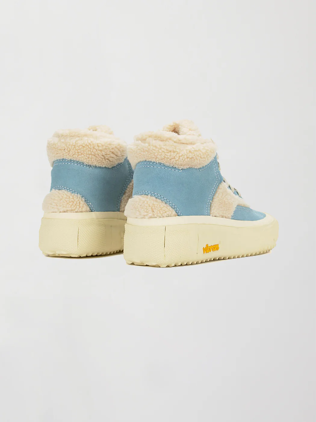 Capo Faux Shearling Sneakers - Suede/ Faux Shearling - Image 3
