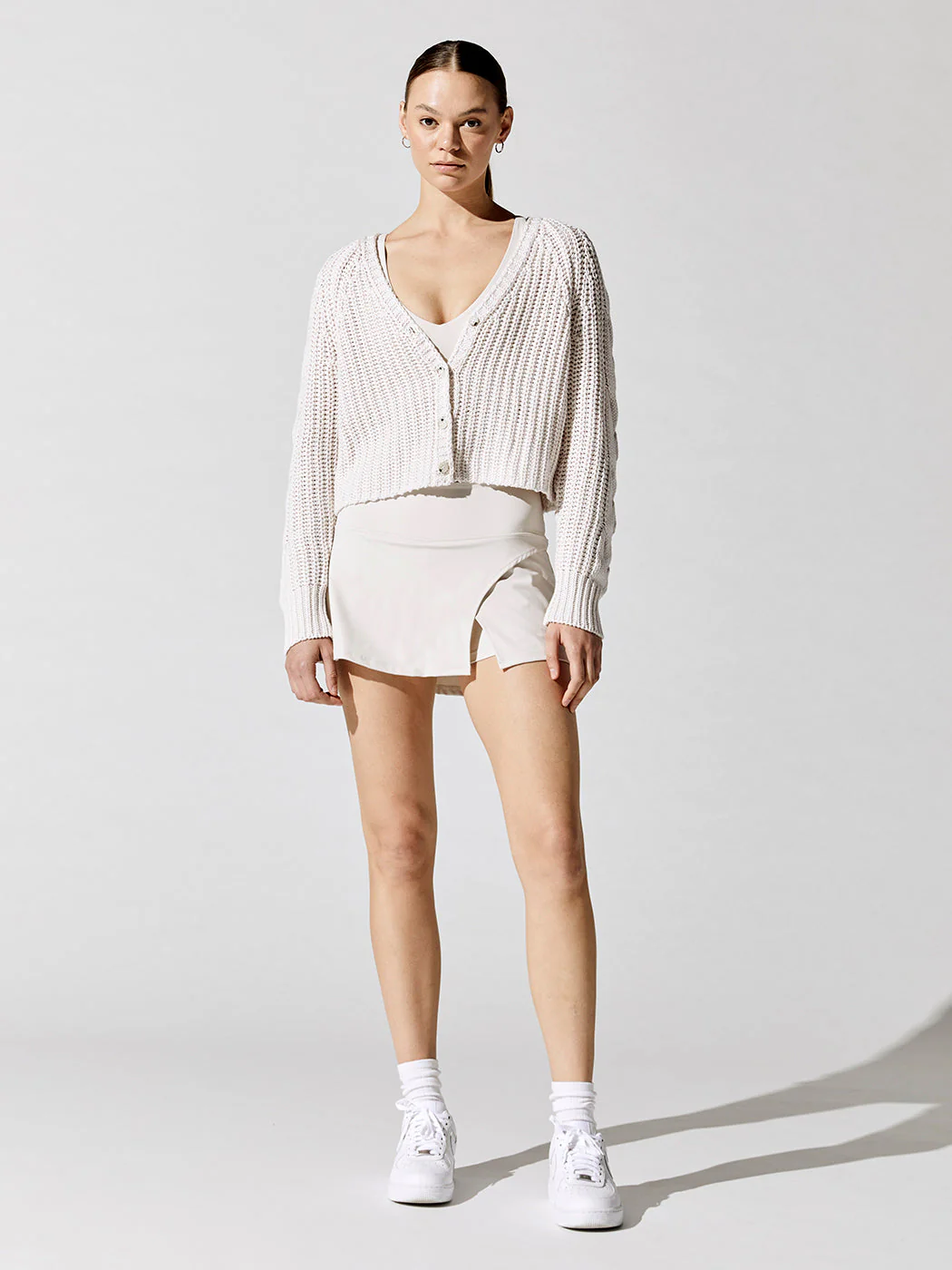 Cardigan With Cable - Bare - Image 4