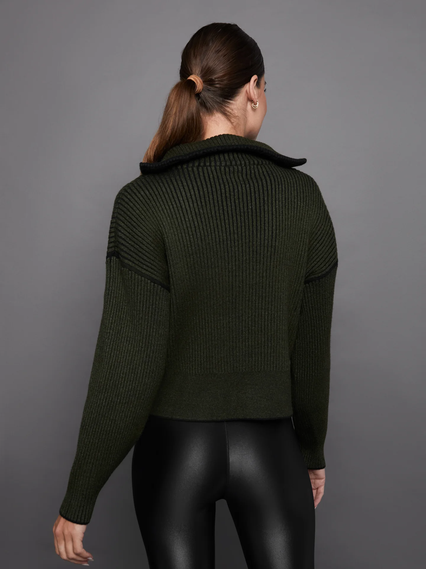 Carmen Knit - Dark Olive - Image 3
