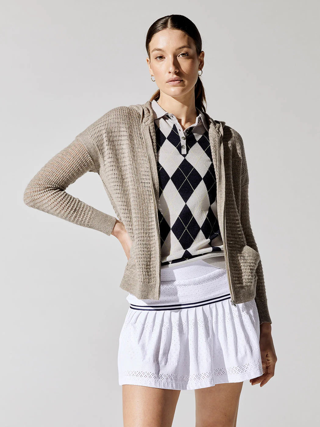 Cashmere Hoodie - Neutral - Image 6