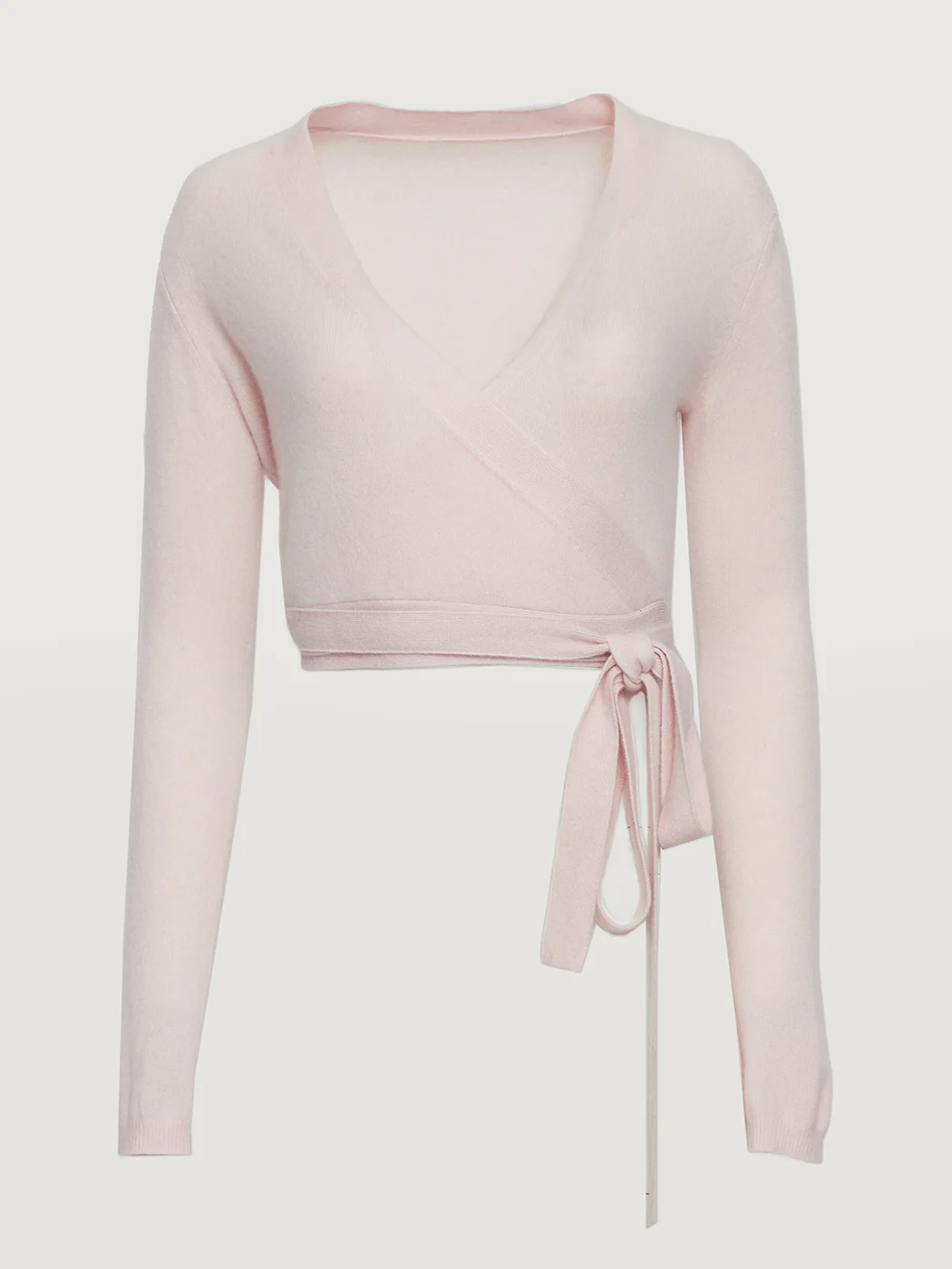Cashmere Wrap Sweater - Rosewater - Image 6