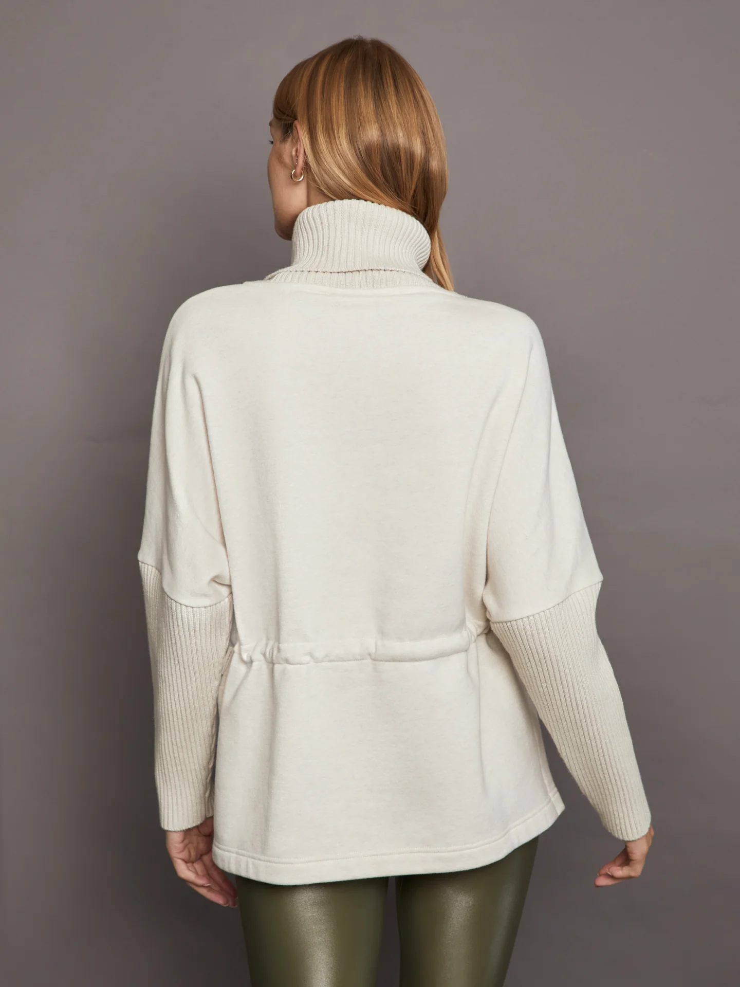 Cavello Longline Sweat - Birch Marl - Image 4