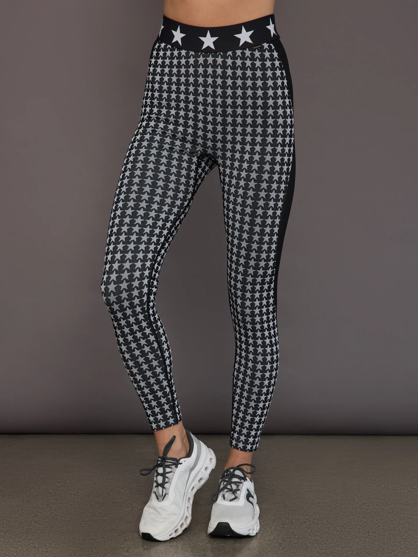 Celeste Baselayer Pant - Black/White Star