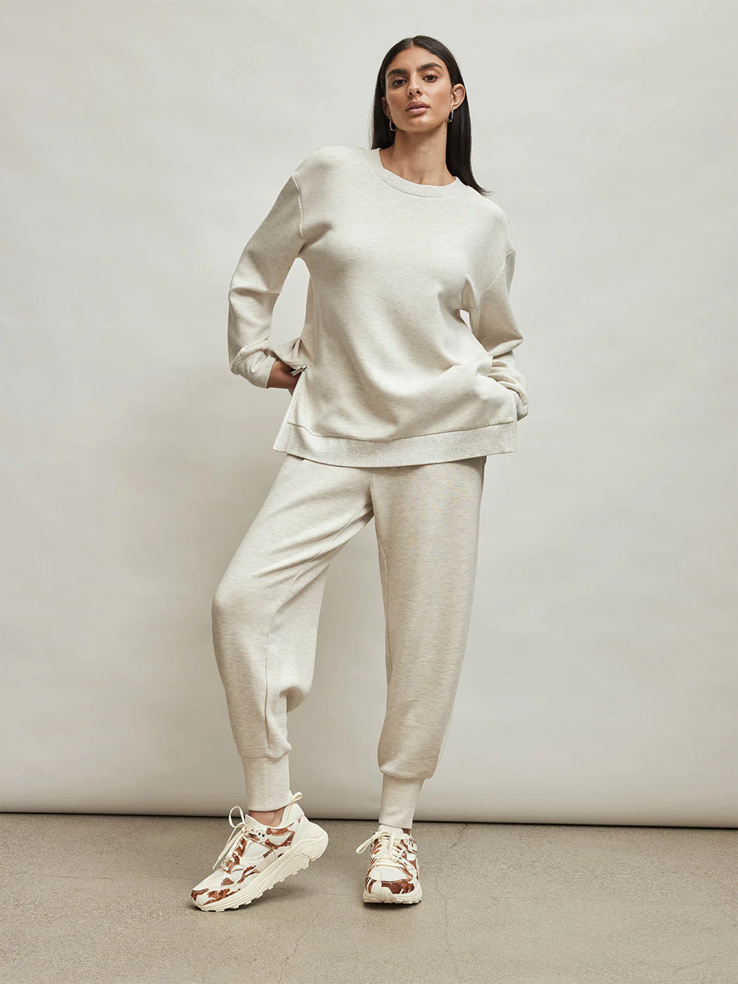 Charter Sweatshirt - Ivory Marl