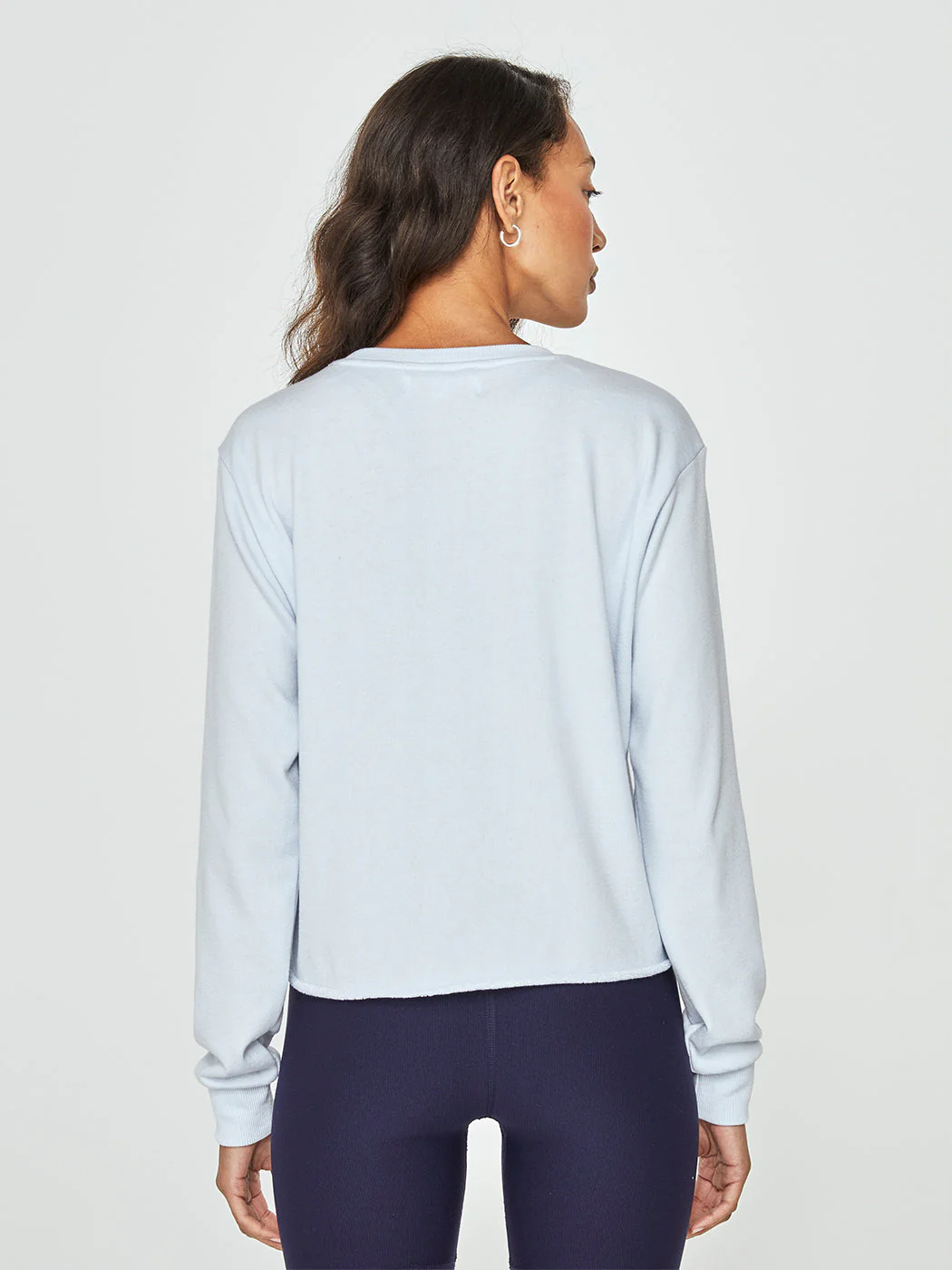 Ciao Bella Crop Sweatshirt - Aquarius - Image 3