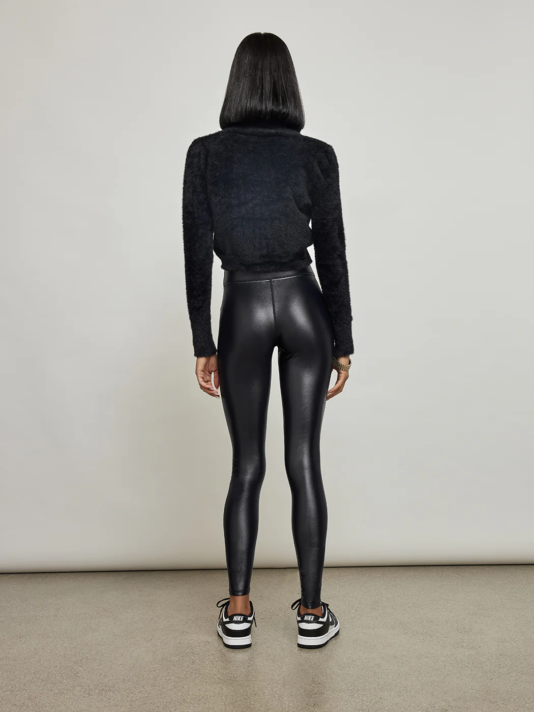 Collared Pullover Sweater - Black - Image 4