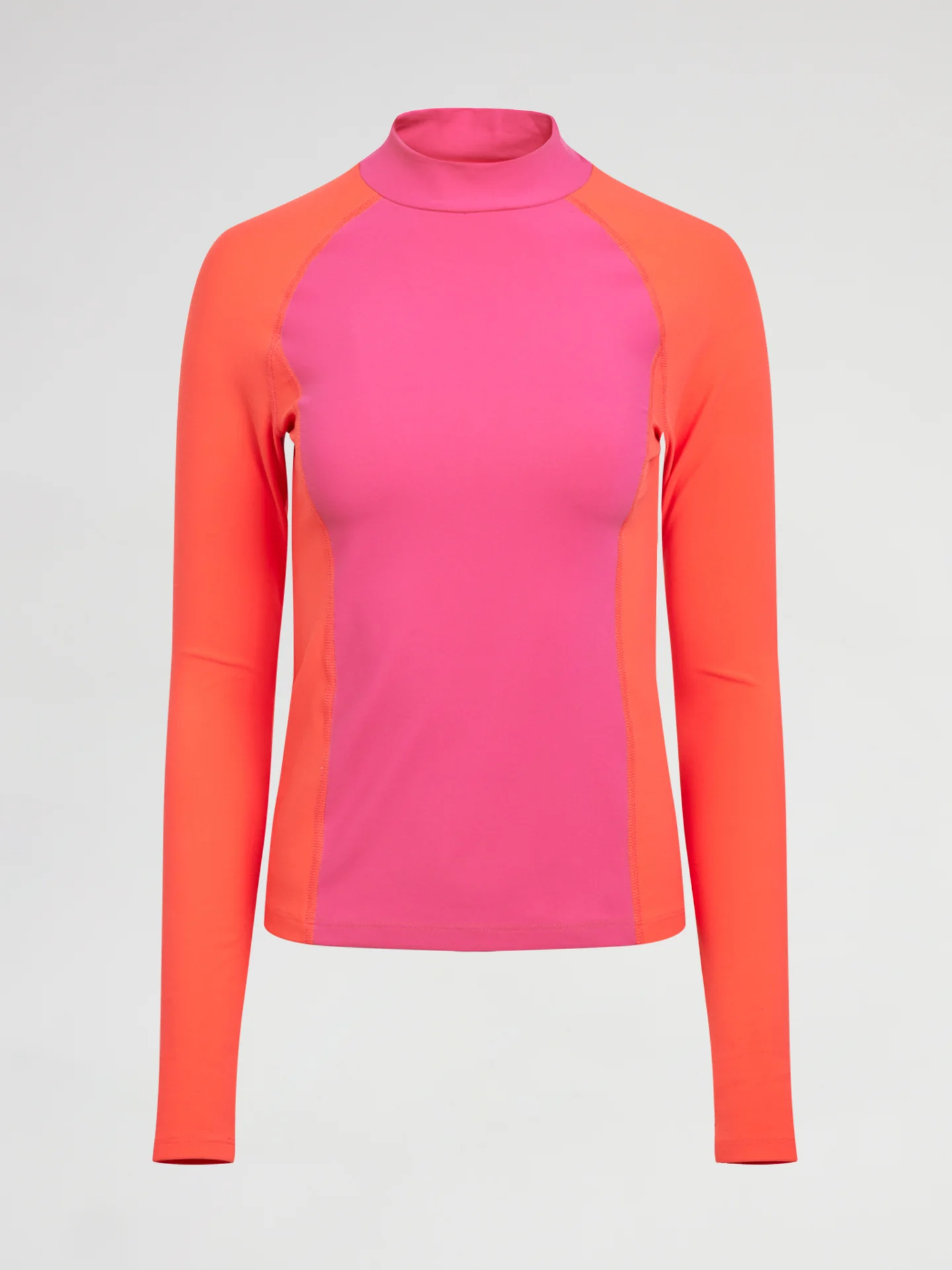 Colorblock Run Top in Melt - FUCHSIA PURPLE CAYENNE - Image 5
