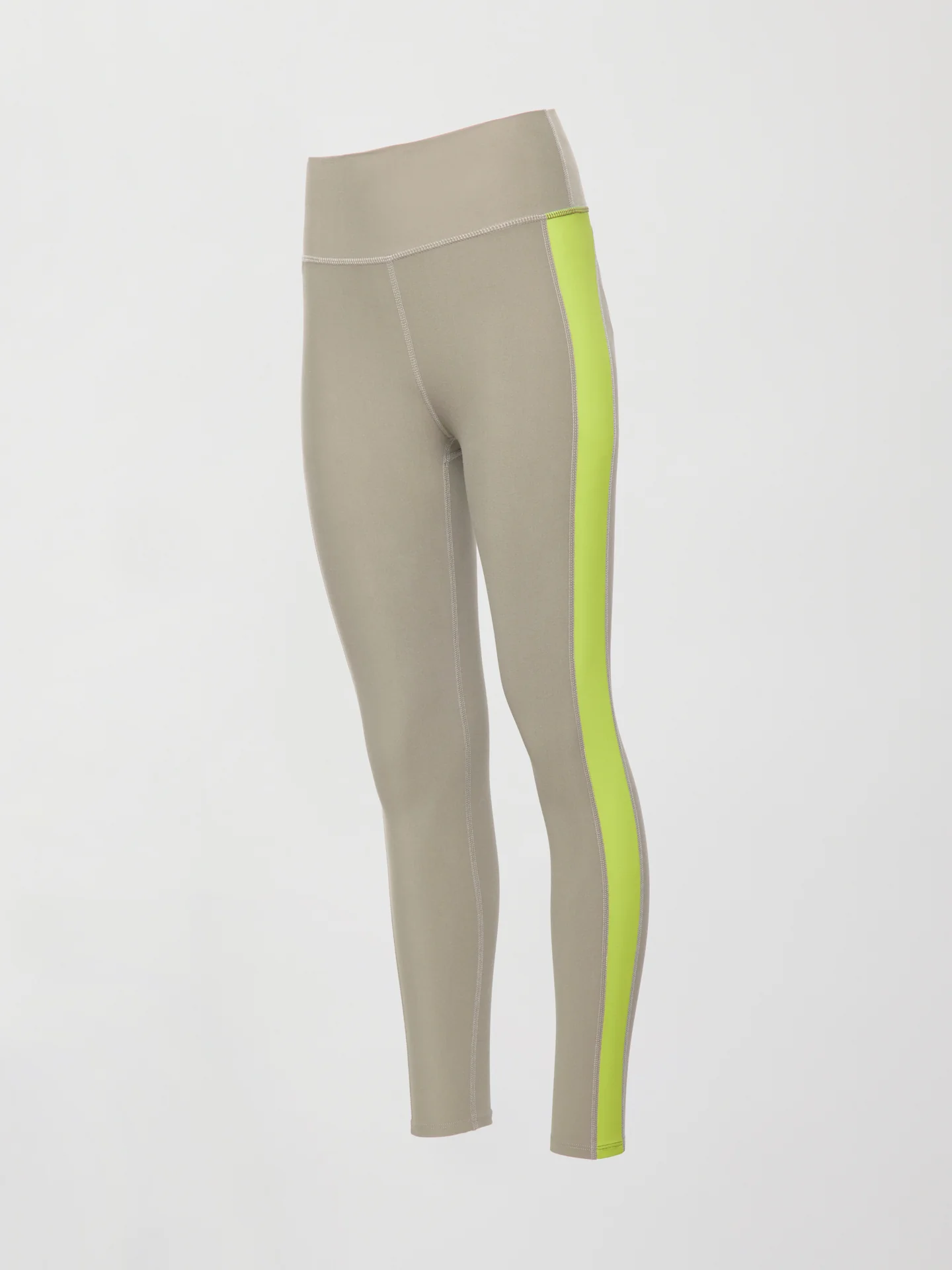 Colorblock Legging in Melt - Silversage / Acid Lime - Image 6