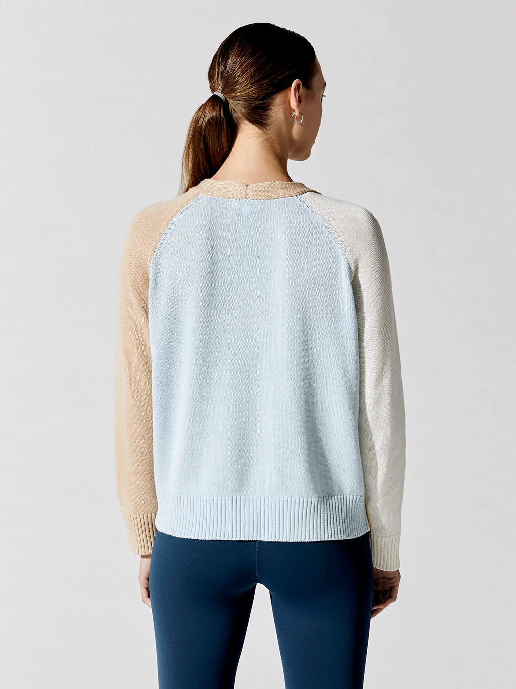 Contrast Cardigan - Oat Multi - Image 3